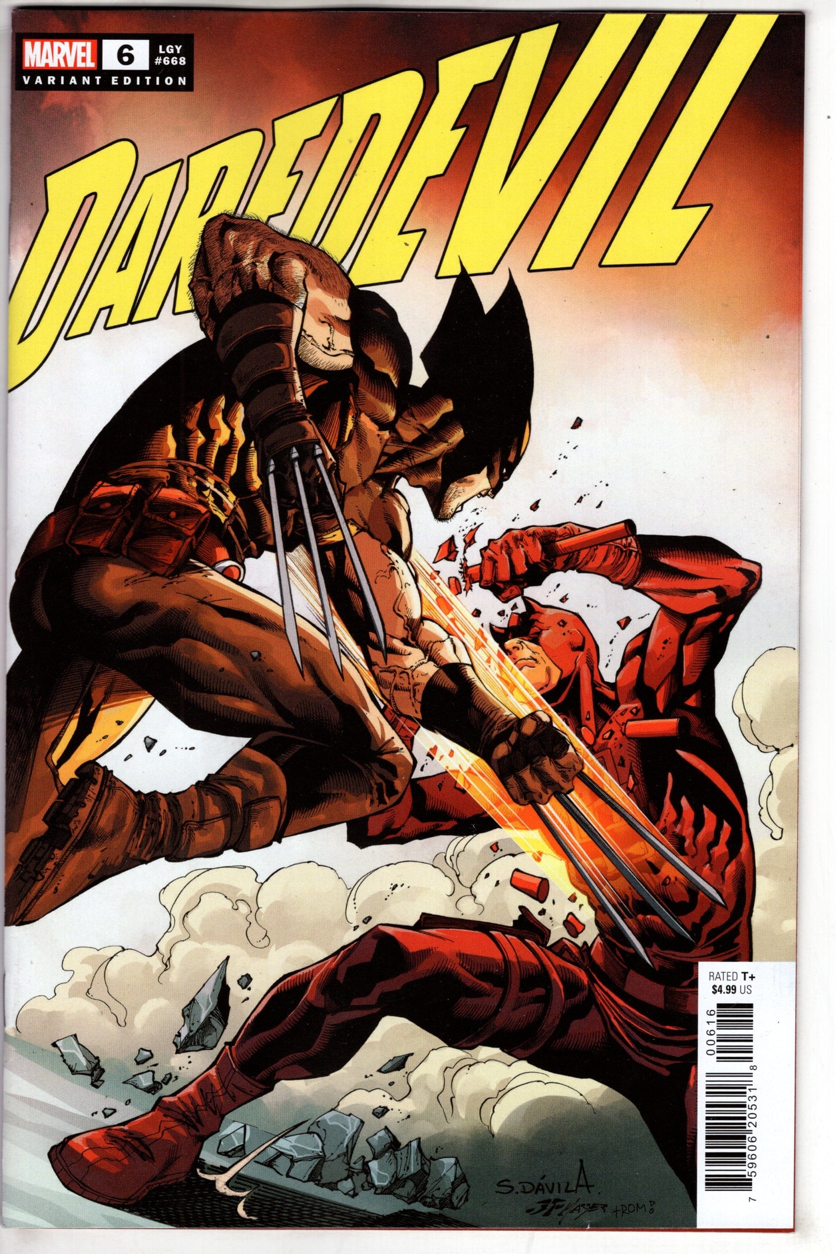 MARVEL PRH COMIC BOOKS DAREDEVIL #6 VARIANT