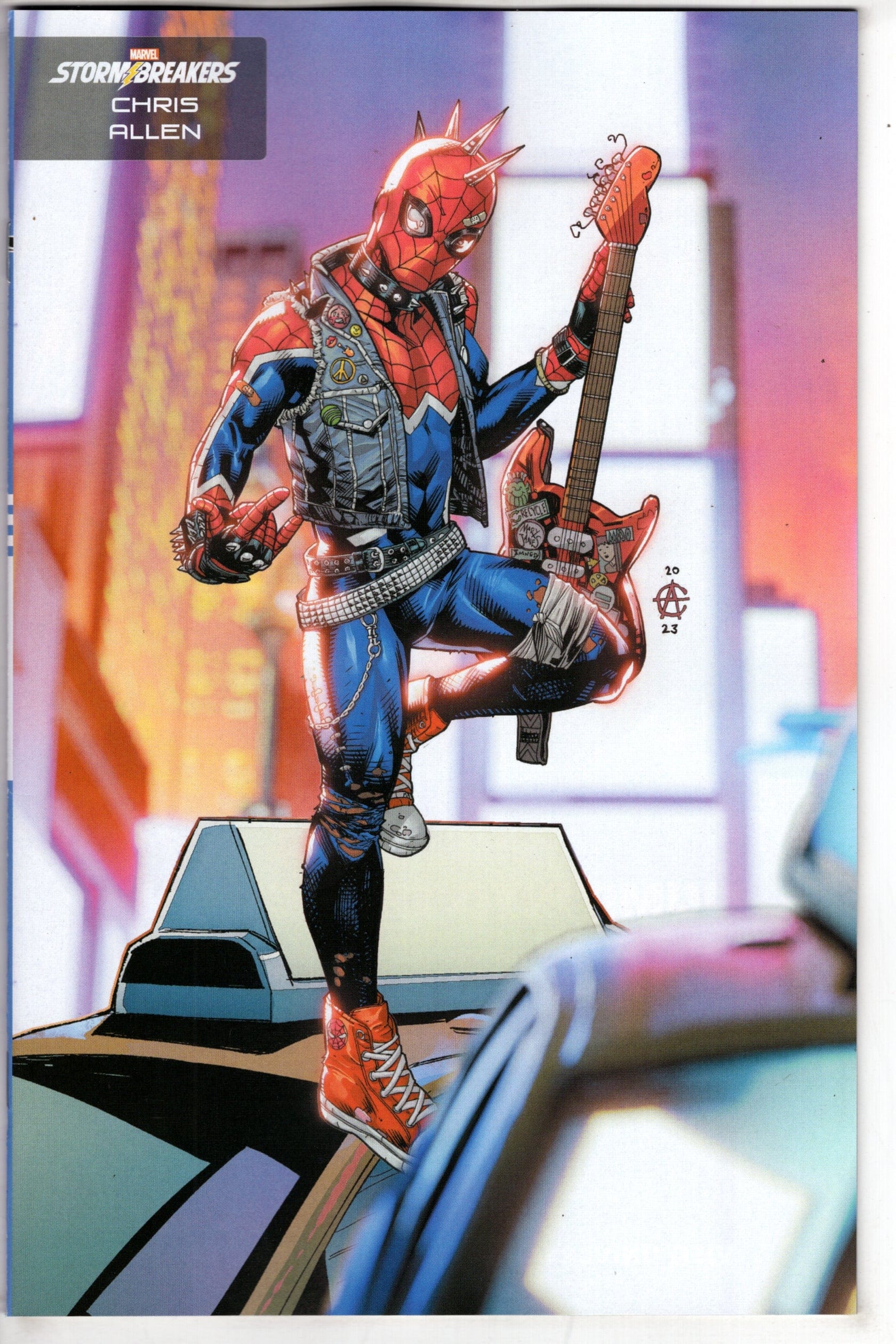 MARVEL PRH COMIC BOOKS EDGE OF SPIDER-VERSE #1 CHRIS ALLEN STORMBREAKERS VAR