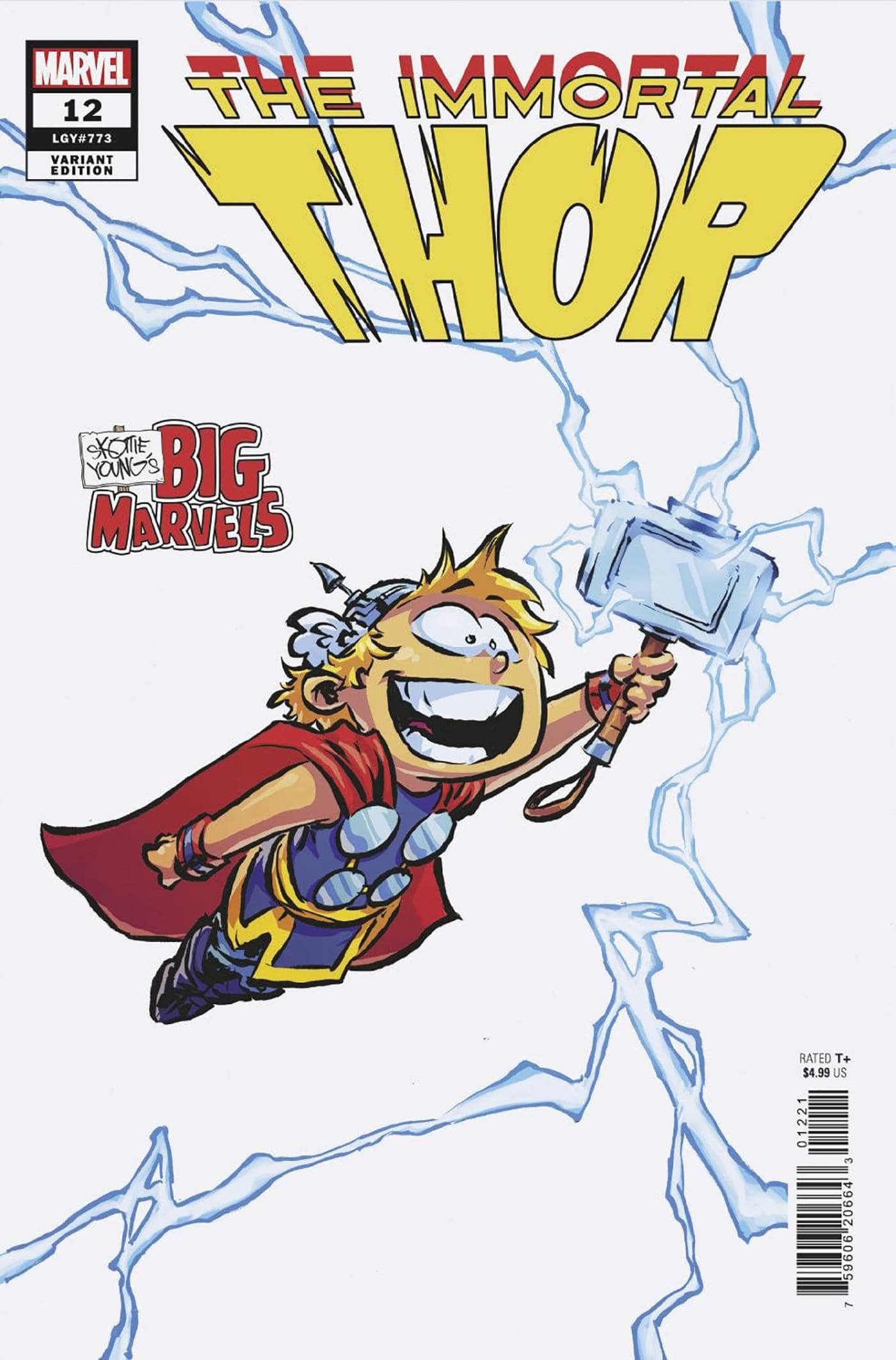 MARVEL PRH COMIC BOOKS IMMORTAL THOR #12 SKOTTIE YOUNG BIG MARVEL VAR