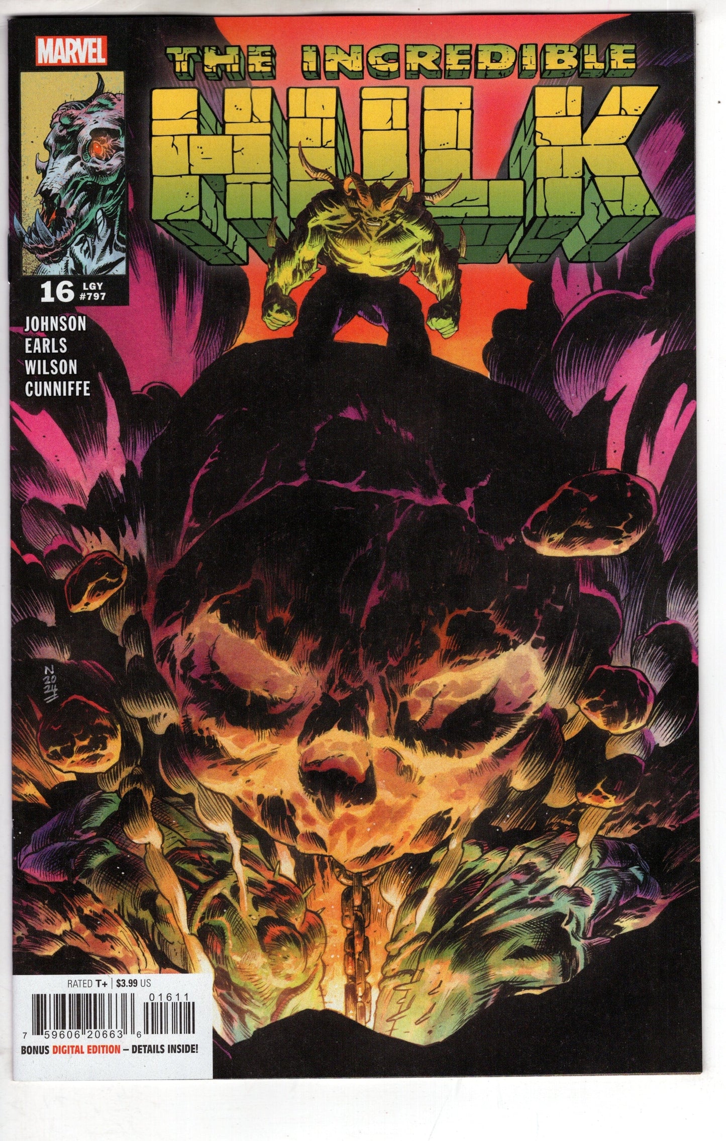 MARVEL PRH COMIC BOOKS INCREDIBLE HULK #16