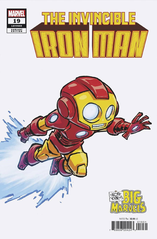 MARVEL PRH COMIC BOOKS INVINCIBLE IRON MAN #19 SKOTTIE YOUNG BIG MARVEL VAR