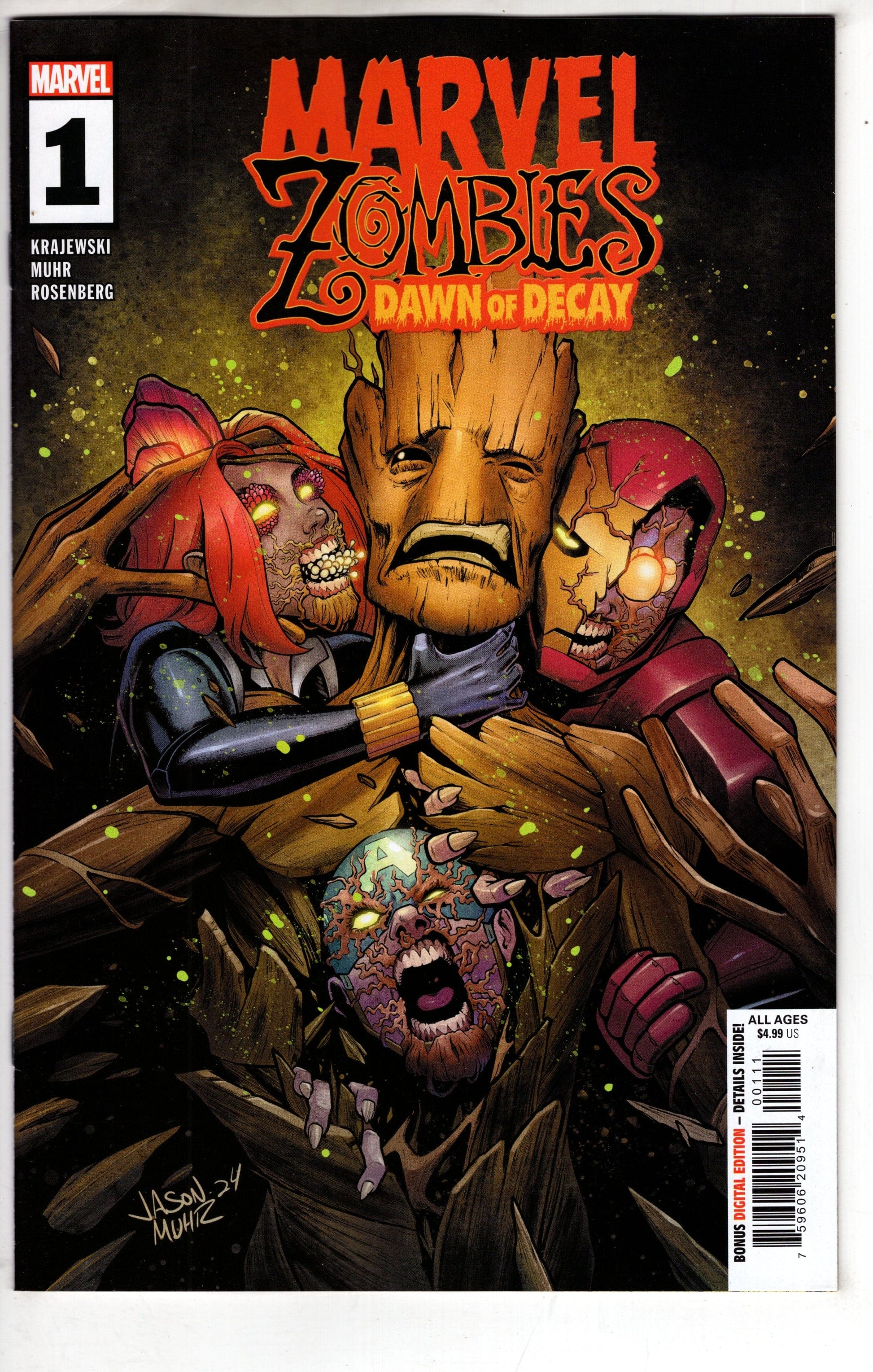 MARVEL PRH COMIC BOOKS MARVEL ZOMBIES DAWN OF DECAY #1 (OF 4)