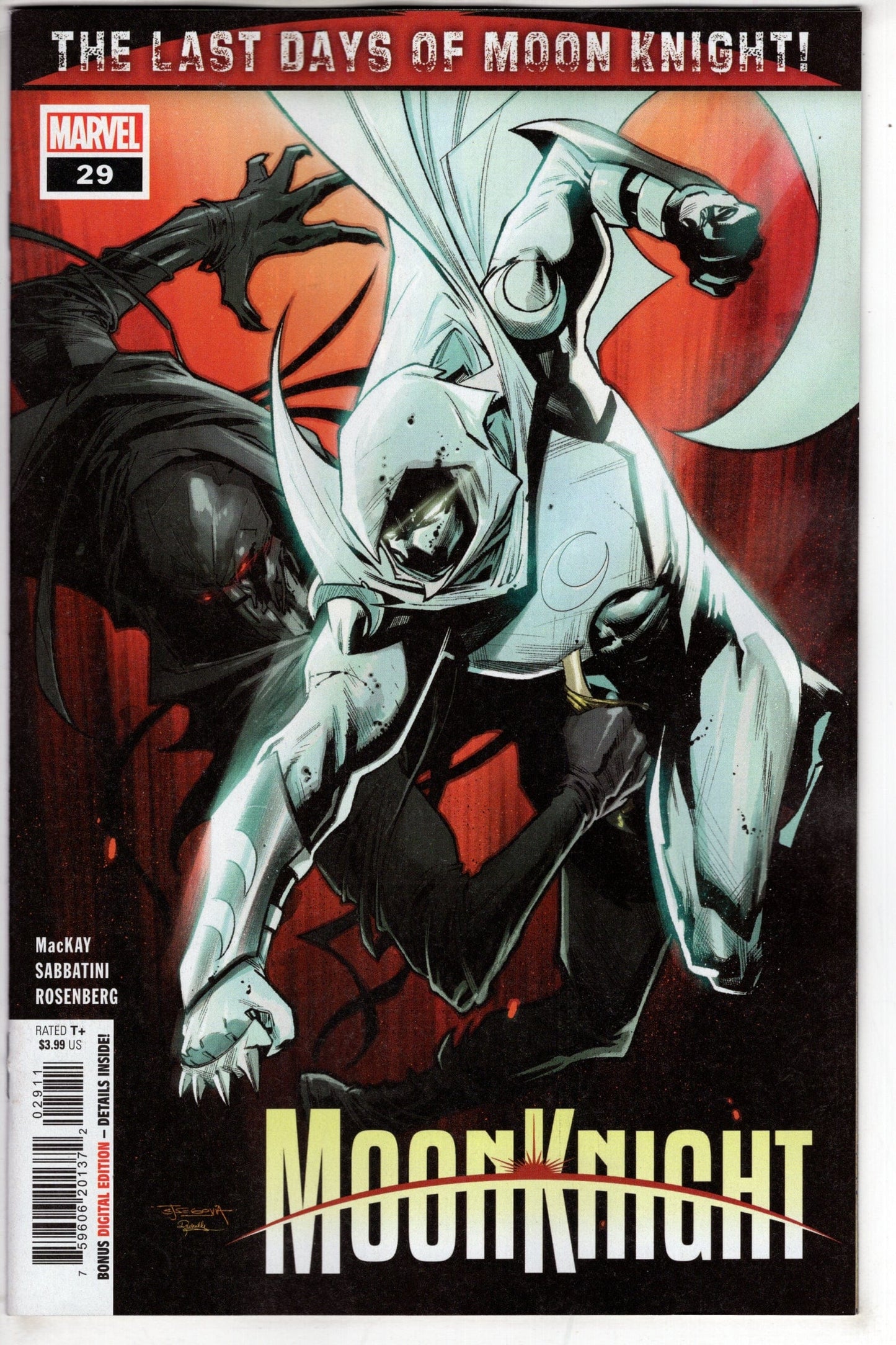 MARVEL PRH COMIC BOOKS MOON KNIGHT #29