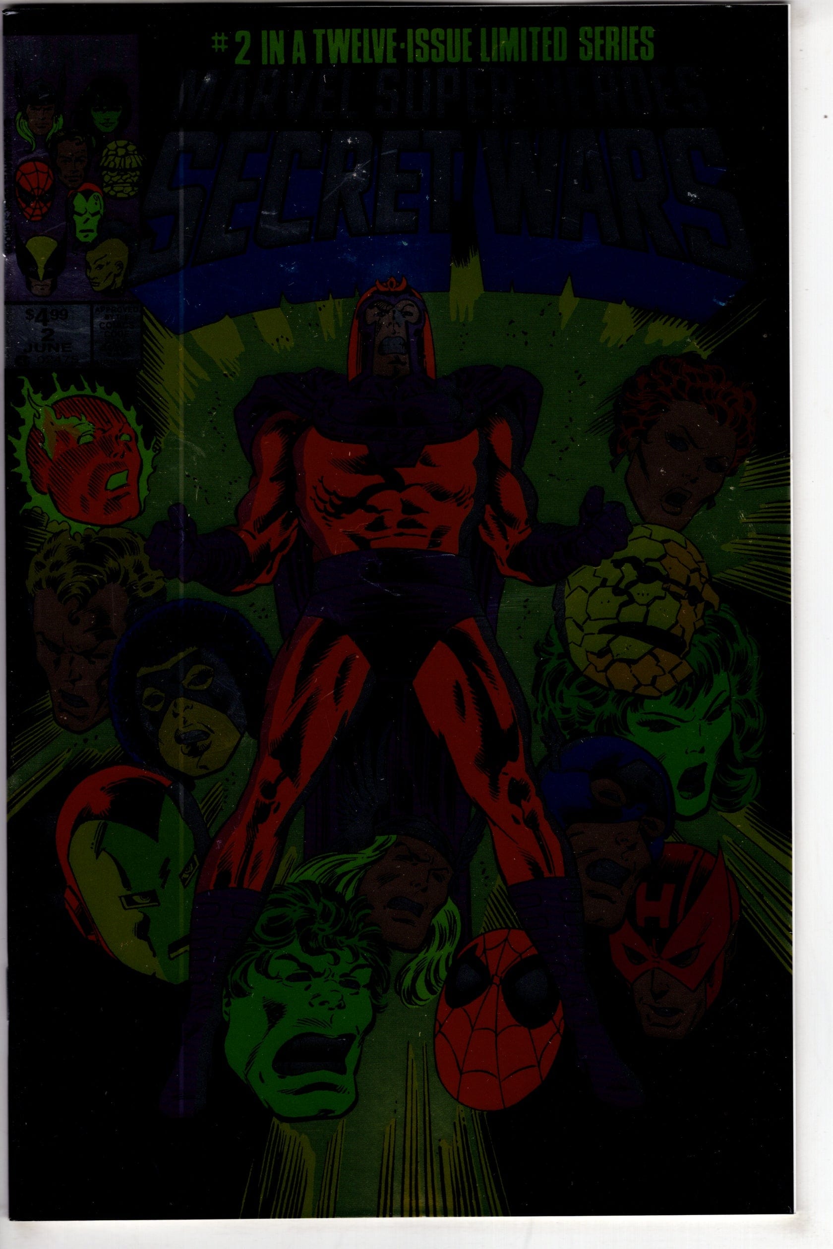 MARVEL PRH COMIC BOOKS MSH SECRET WARS #2 FACSIMILE EDITION FOIL VAR
