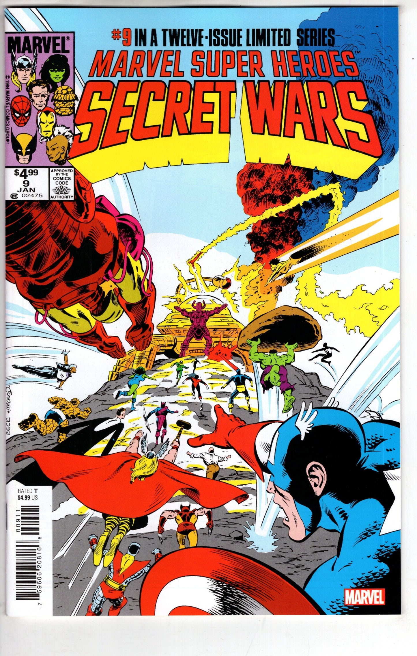 MARVEL PRH COMIC BOOKS MSH SECRET WARS #9 FACSIMILE ED