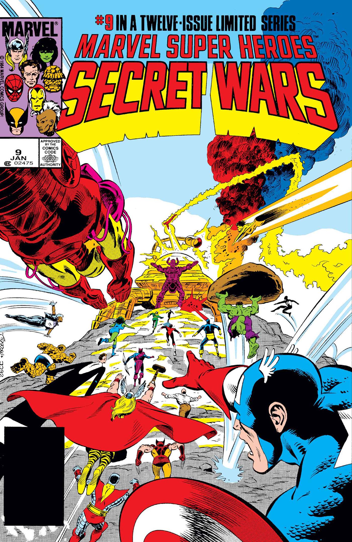 MARVEL PRH COMIC BOOKS MSH SECRET WARS #9 FACSIMILE ED FOIL VAR