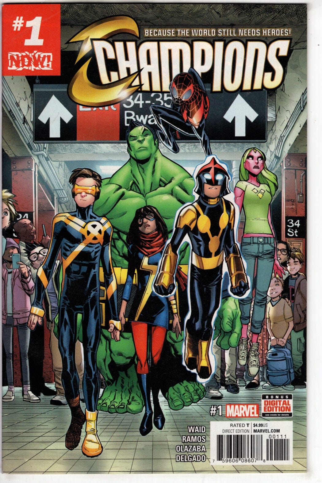 MARVEL PRH COMIC BOOKS NOW CHAMPIONS #1