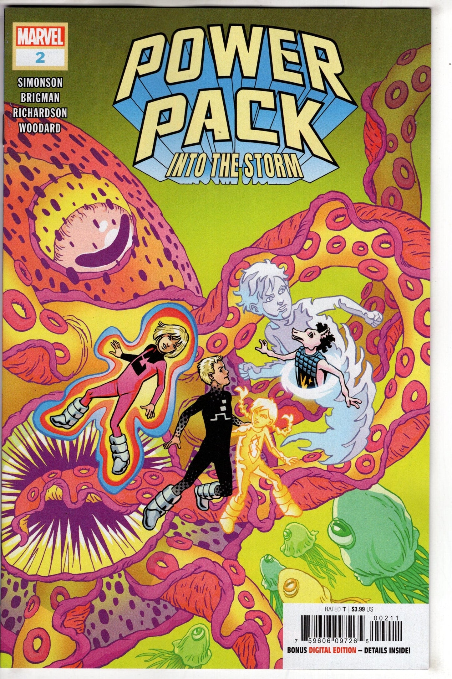 MARVEL PRH COMIC BOOKS POWER PACK INTO THE STORM #2