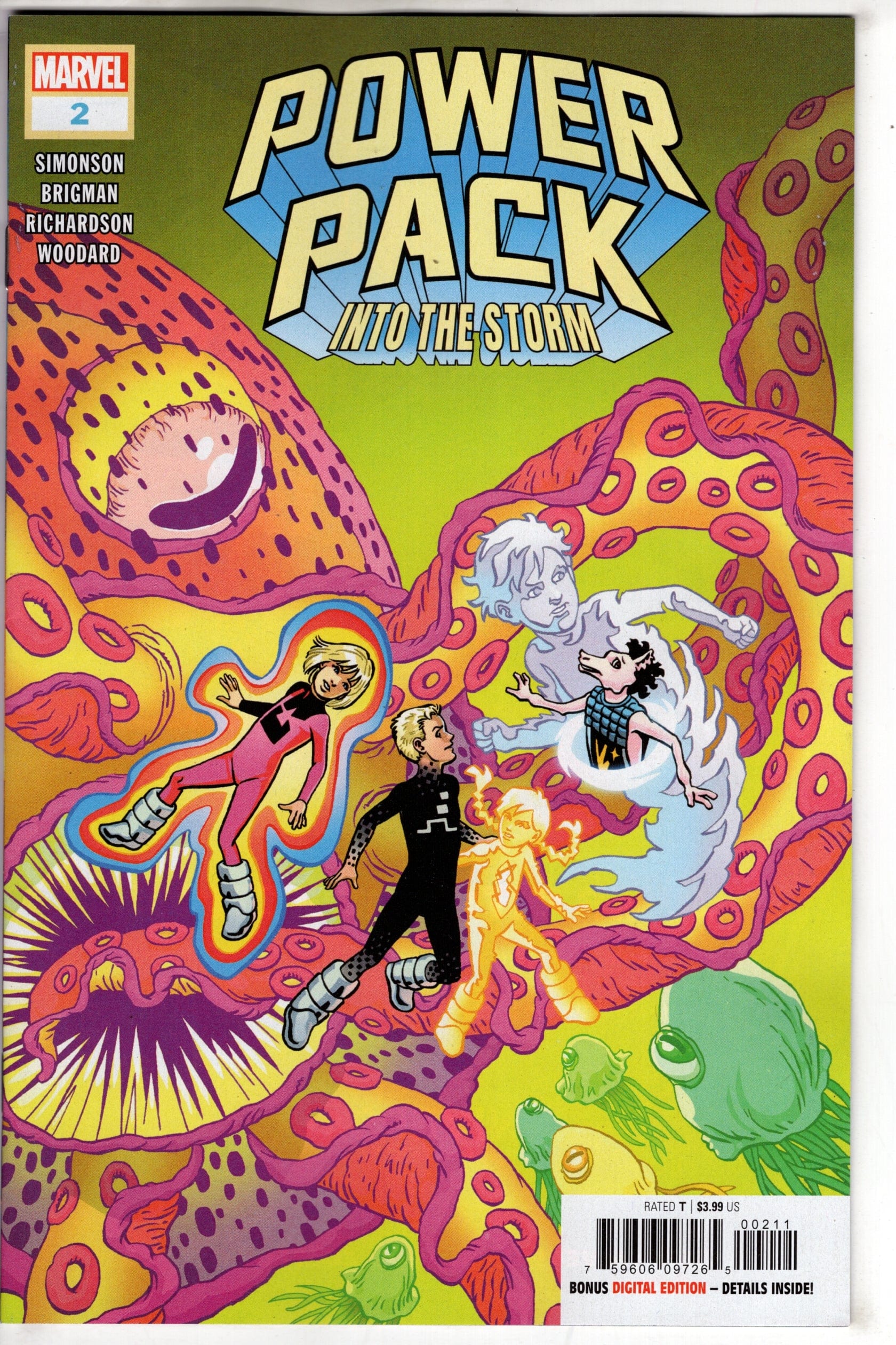 MARVEL PRH COMIC BOOKS POWER PACK INTO THE STORM #2