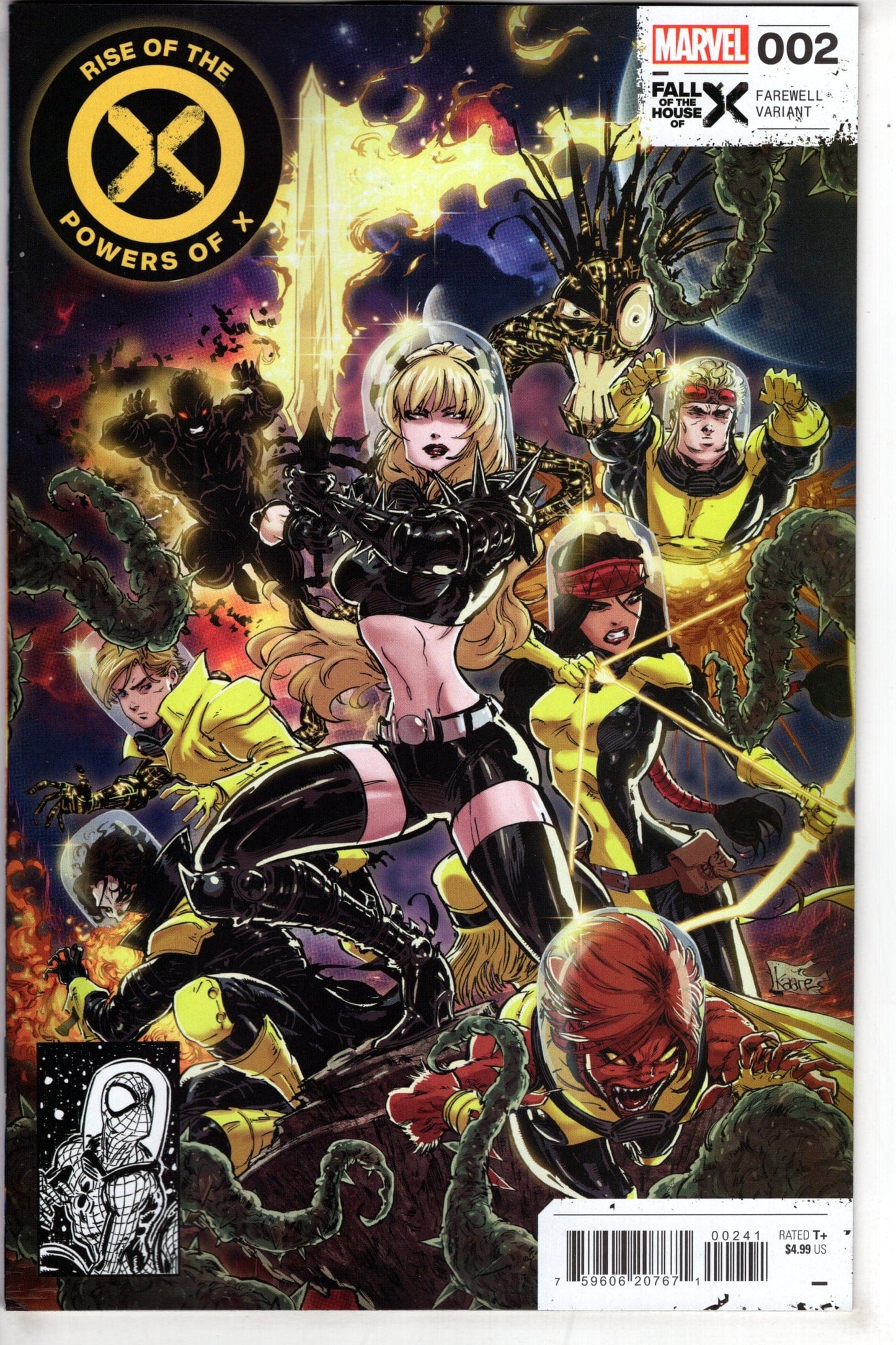 MARVEL PRH COMIC BOOKS RISE OF THE POWERS OF X #2 KAARE ANDREWS FAREWELL KRAKOA VAR