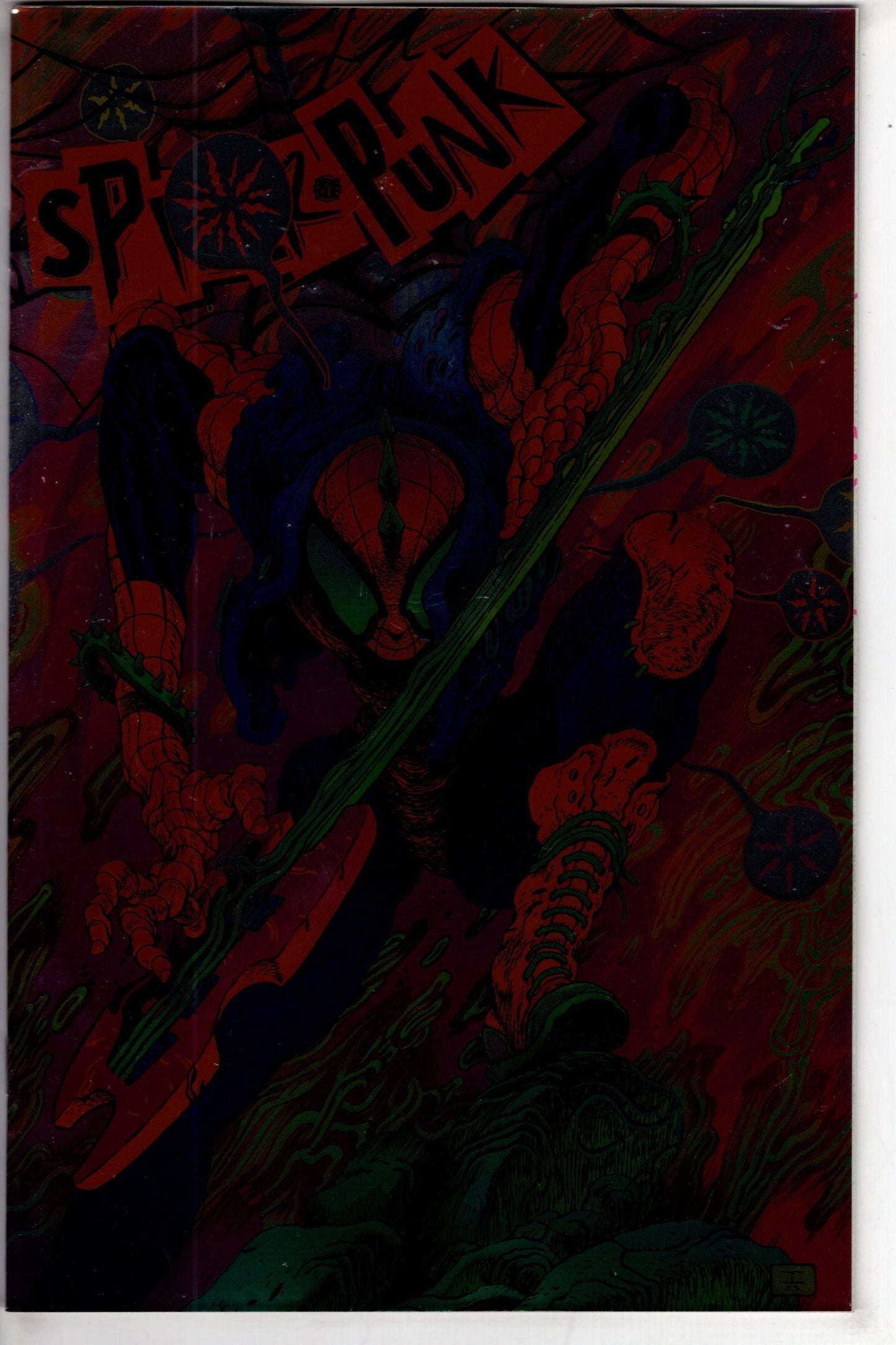 MARVEL PRH COMIC BOOKS SPIDER-PUNK ARMS RACE #1 IAN BERTRAM FOIL VAR
