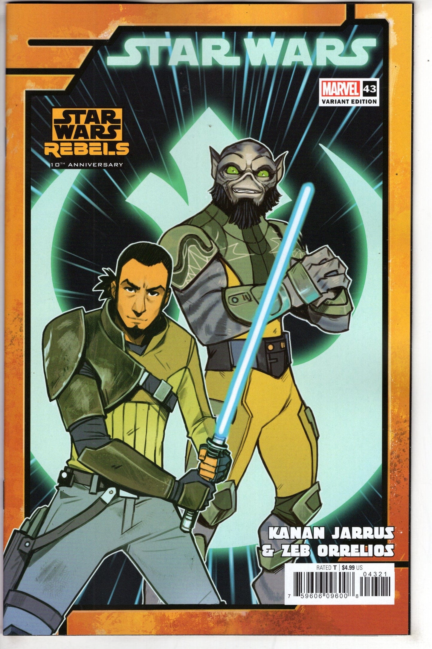 MARVEL PRH COMIC BOOKS STAR WARS #43 CASPAR WIJNGAARD REBELS 10TH ANNIV VAR
