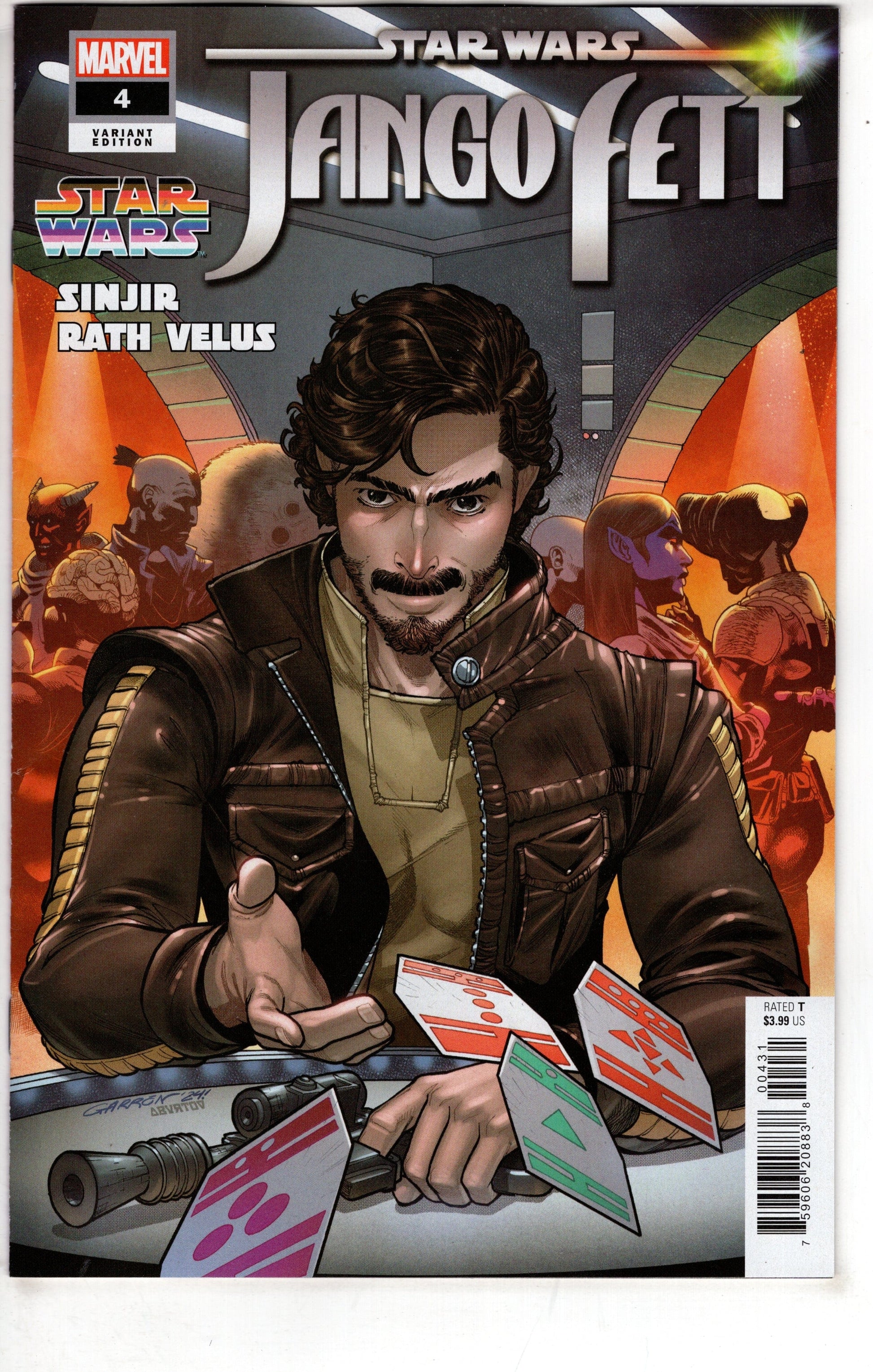 MARVEL PRH COMIC BOOKS STAR WARS JANGO FETT #4 JAVIER GARRON PRIDE VAR