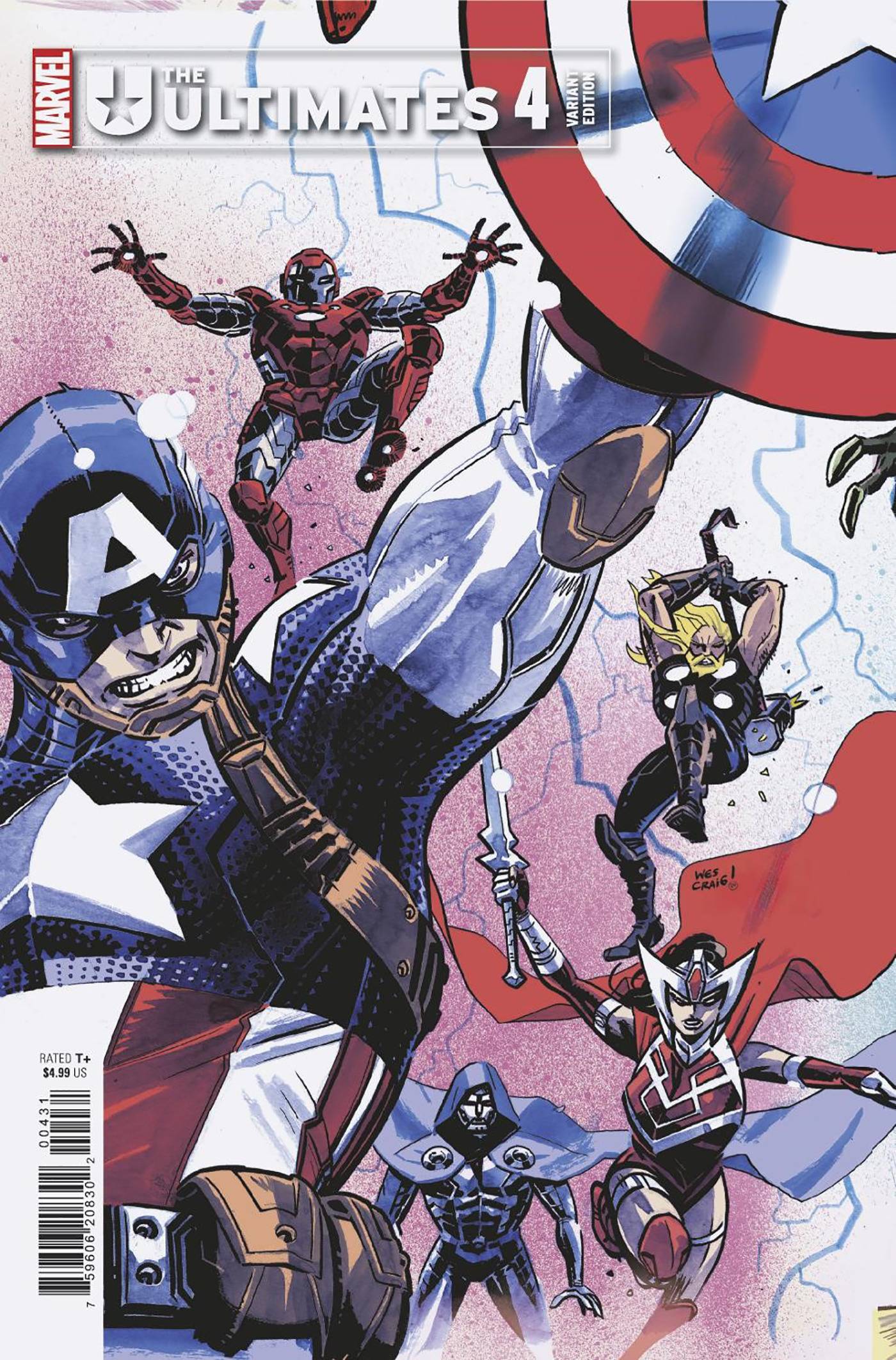 MARVEL PRH COMIC BOOKS ULTIMATES #4 WES CRAIG CONNECT VAR