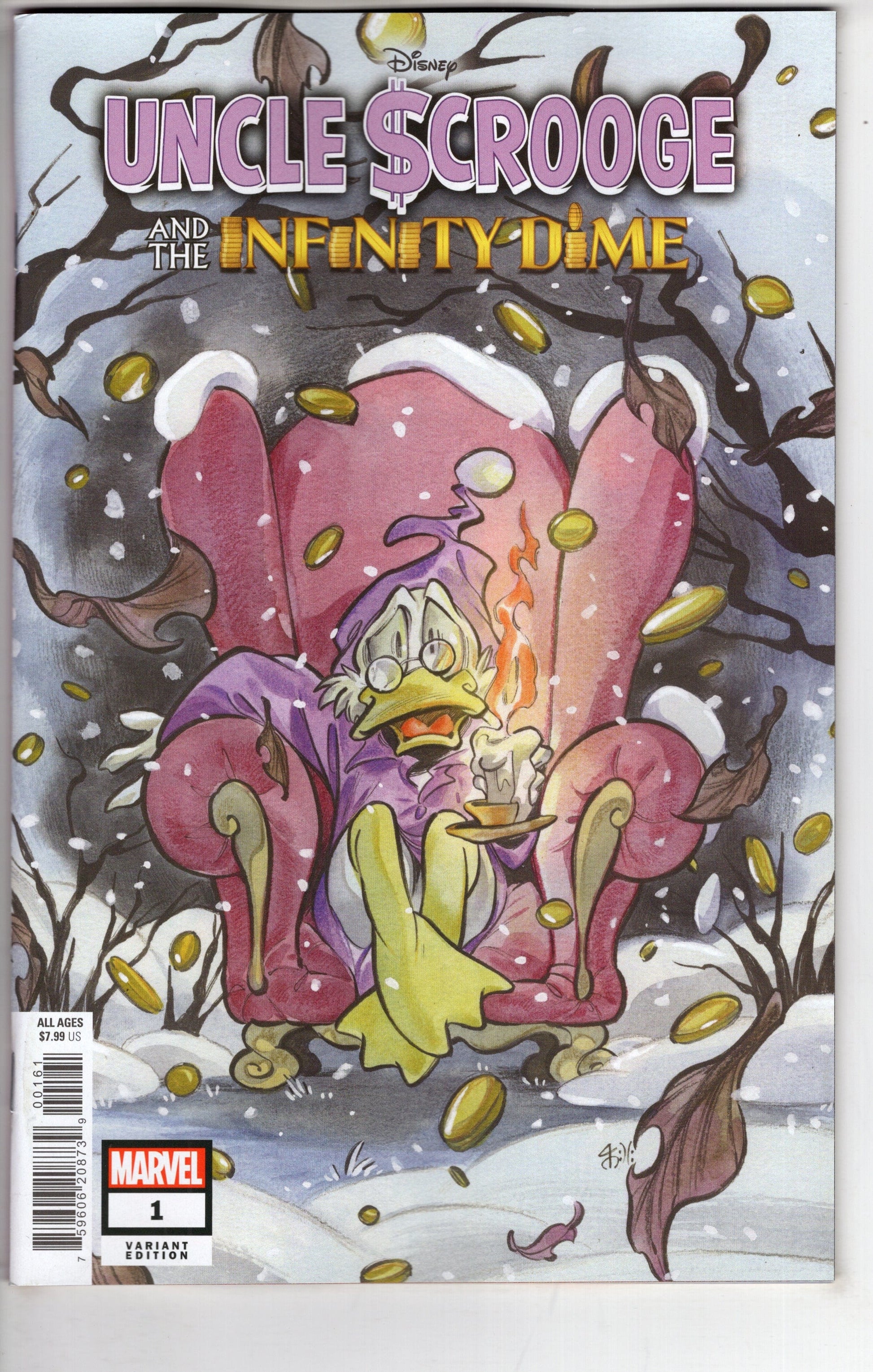 MARVEL PRH COMIC BOOKS UNCLE SCROOGE INFINITY DIME #1 PEACH MOMOKO VAR