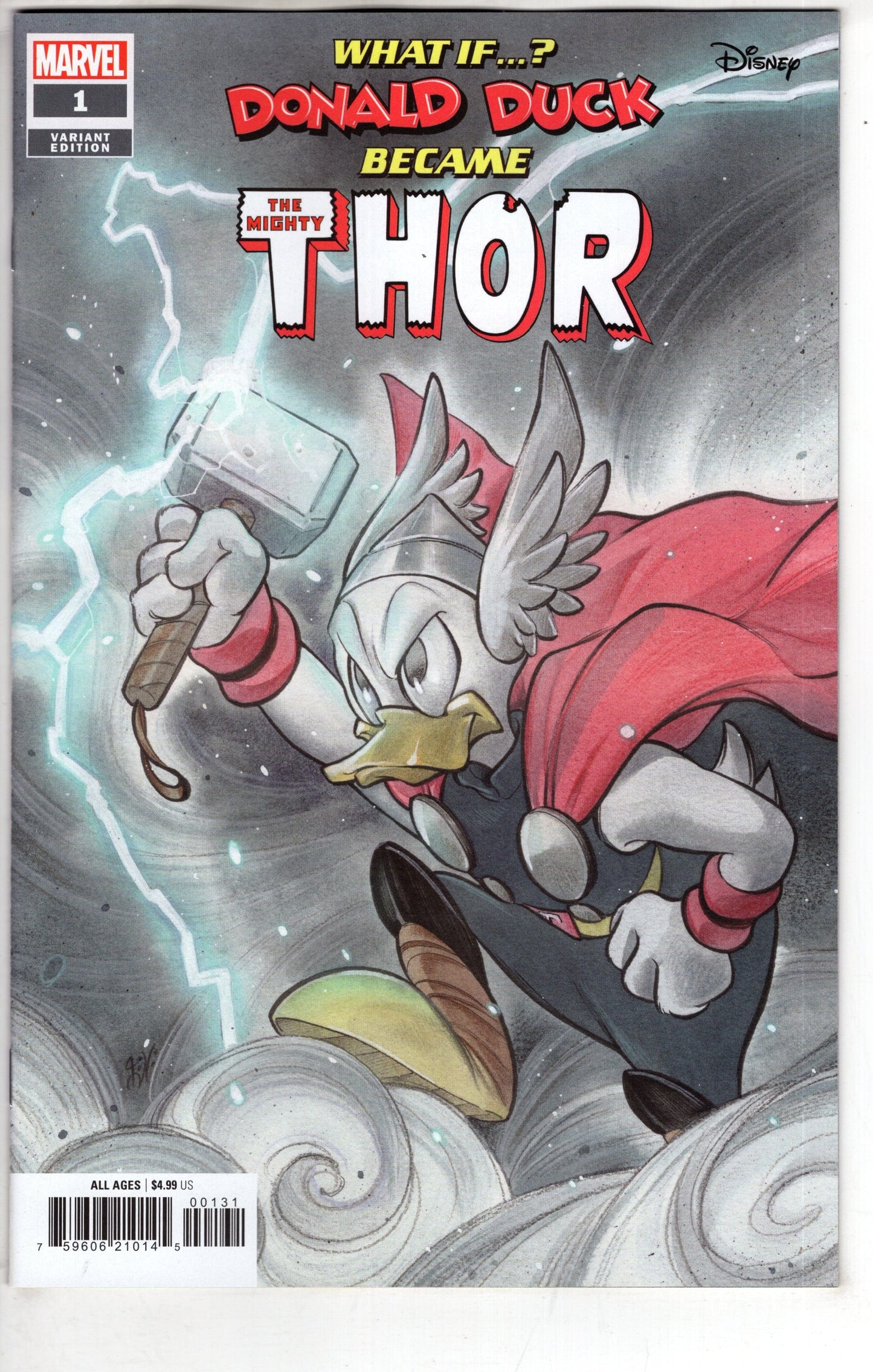 MARVEL PRH COMIC BOOKS WHAT IF DONALD DUCK BECAME THOR #1 PEACH MOMOKO VAR
