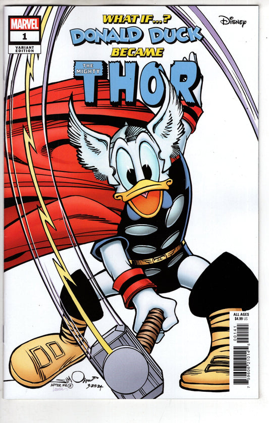 MARVEL PRH COMIC BOOKS WHAT IF DONALD DUCK BECAME THOR #1 WALT SIMONSON VAR