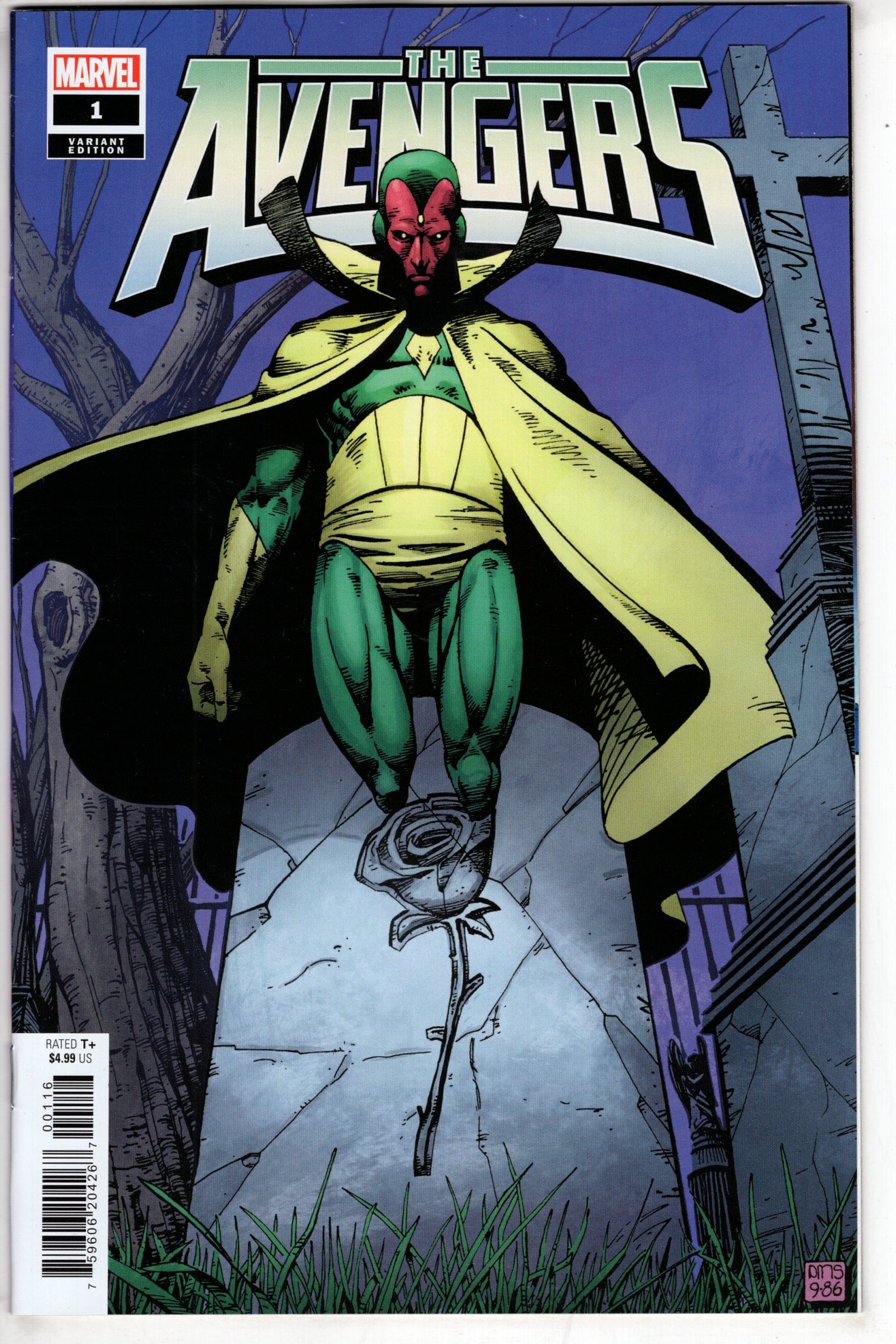 MARVEL PRH Comics Avengers 1 Paul Smith Hidden Gem Variant