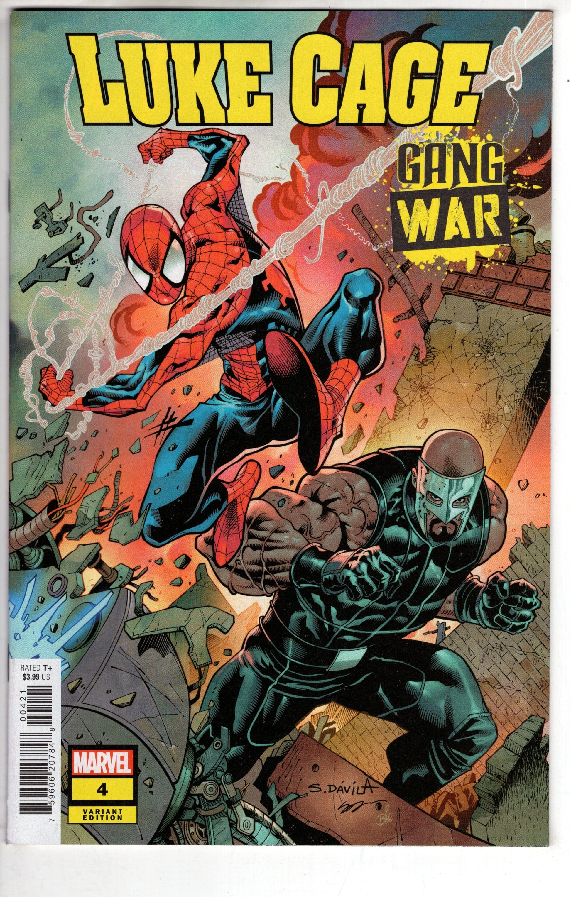 MARVEL PRH Comics LUKE CAGE GANG WAR #4 SERGIO DAVILA CONNECT VAR