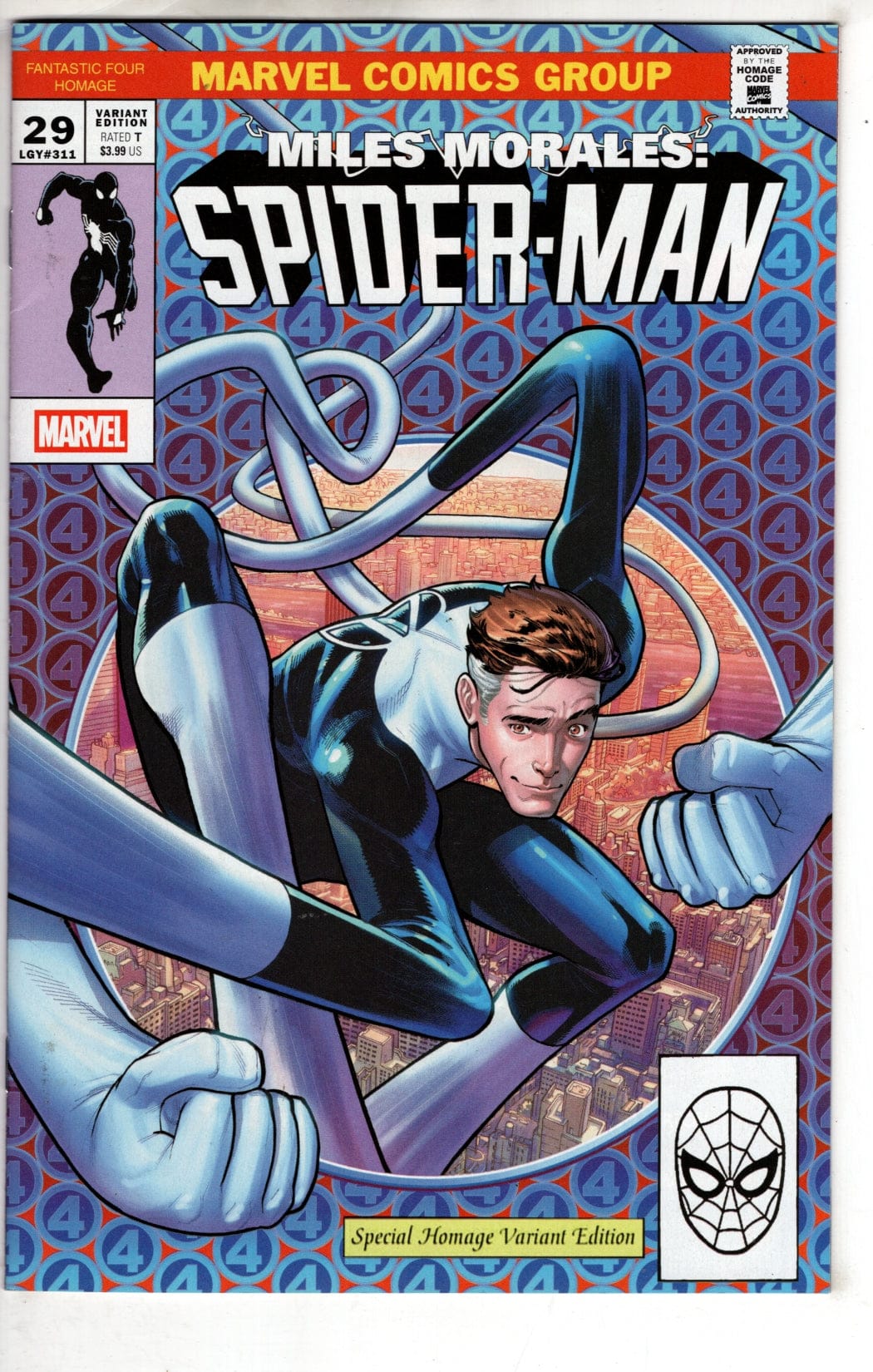 MARVEL PRH Comics MILES MORALES SPIDER-MAN #29 FANTASTIC FOUR HOMAGE VAR [VF/NM]