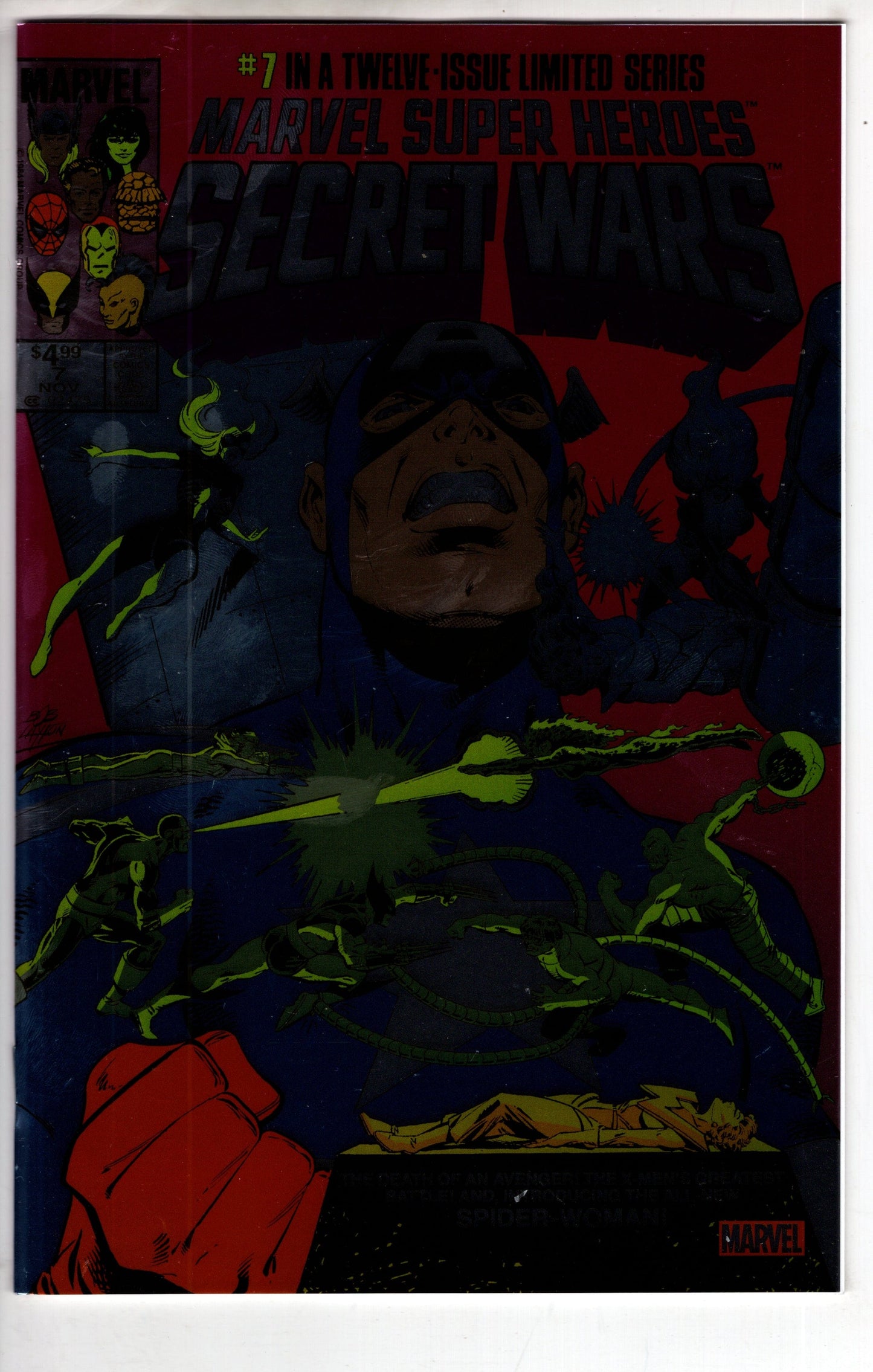 MARVEL PRH Comics MSH SECRET WARS #7 FACSIMILE ED FOIL VAR (NET)