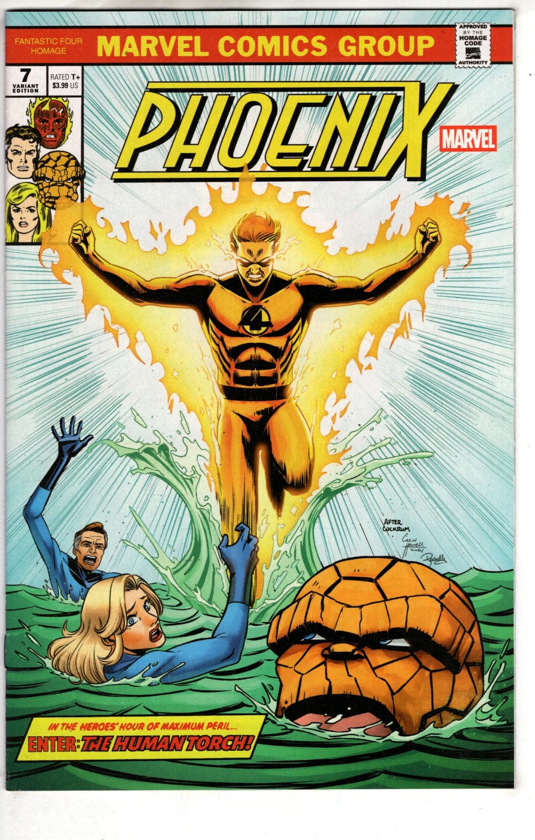 MARVEL PRH Comics PHOENIX #7 CORIN HOWELL FANTASTIC FOUR HOMAGE VAR [VF/NM]