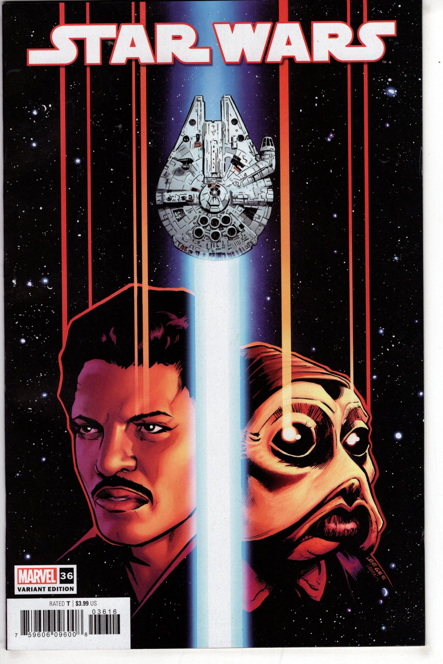 MARVEL PRH Comics STAR WARS #36 25 COPY INCV LEE GARBETT VAR