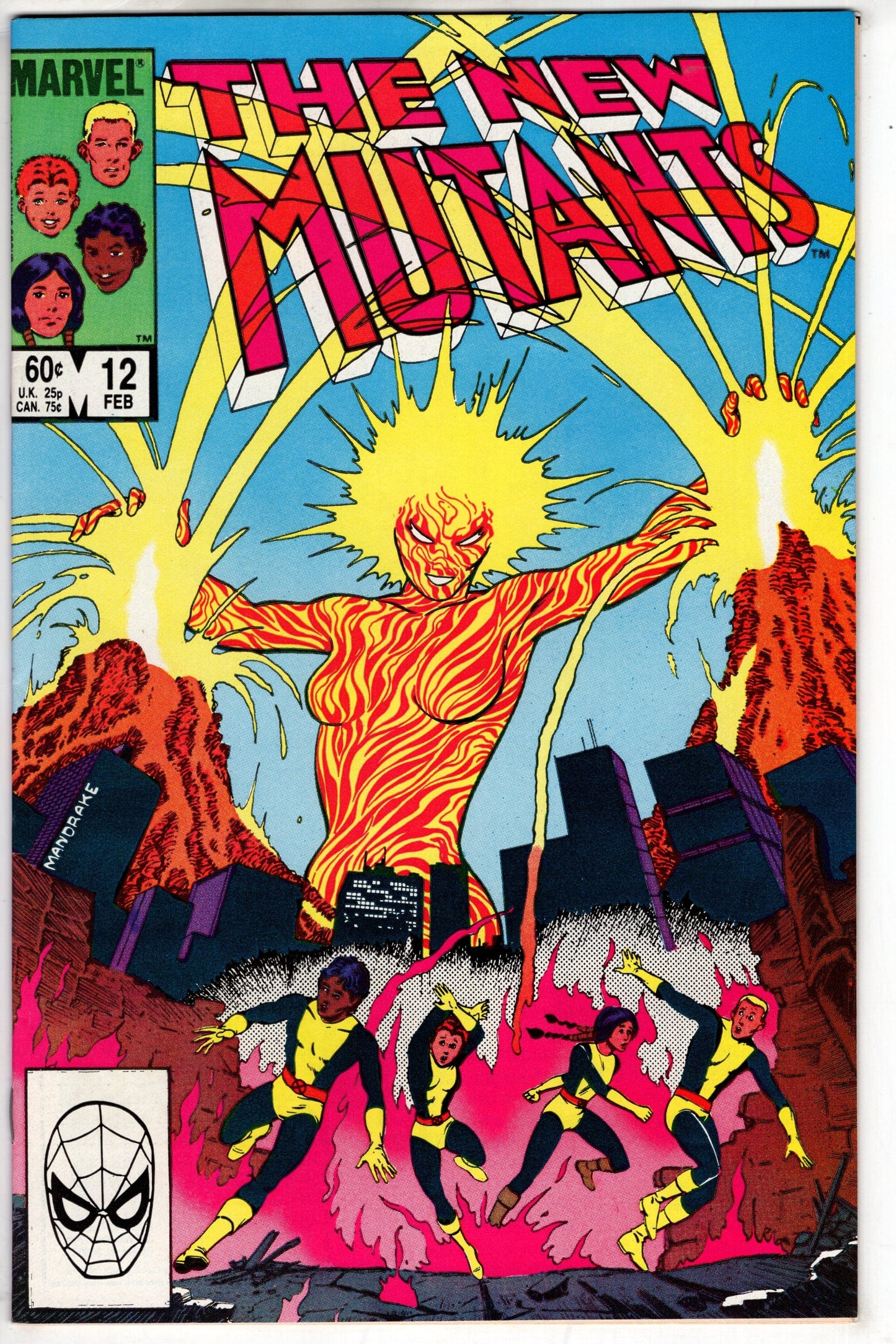 MARVEL PRH Comics The New Mutants (1983 series) #12 [Direct]