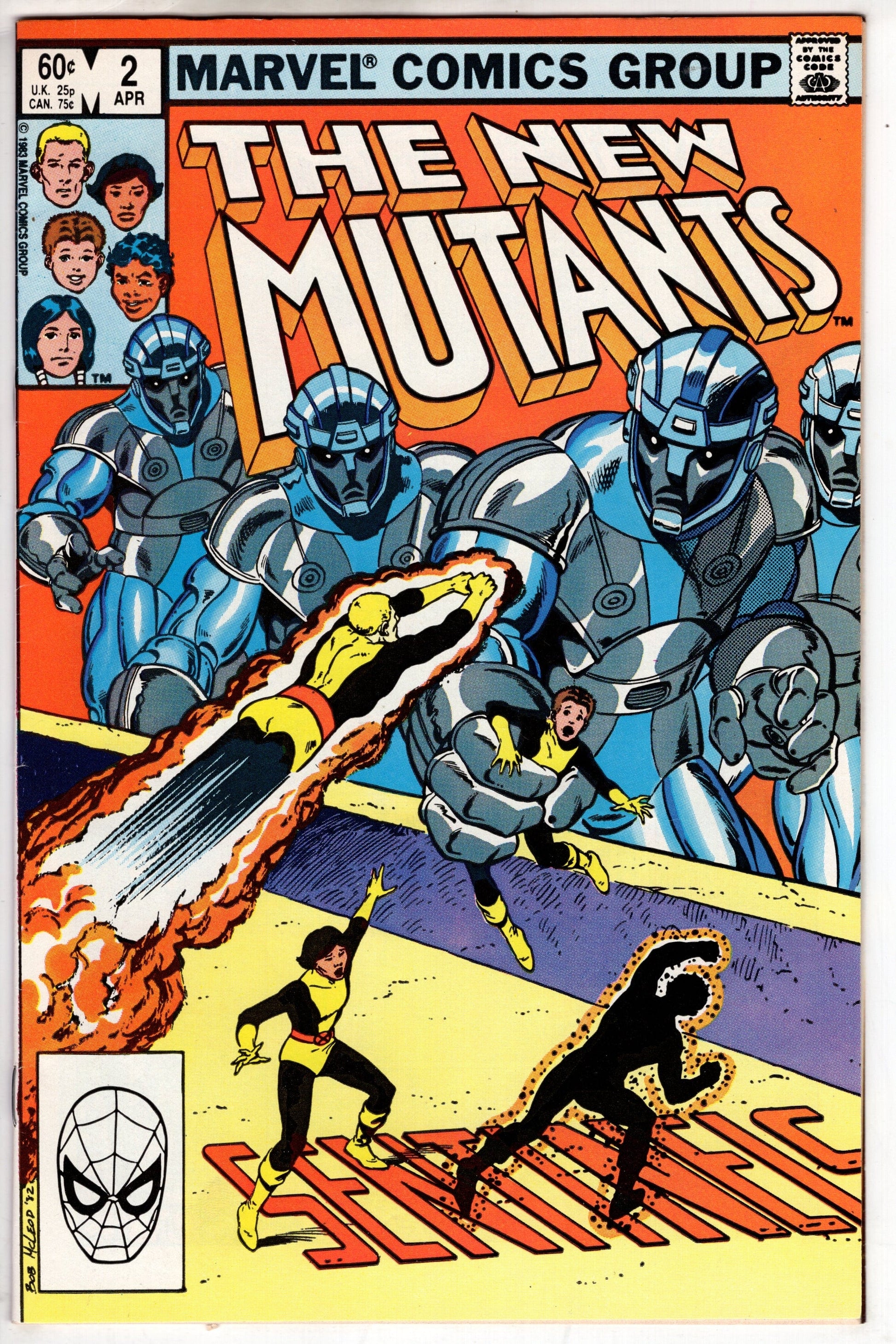 MARVEL PRH Comics The New Mutants (1983 series) #2 [Direct]