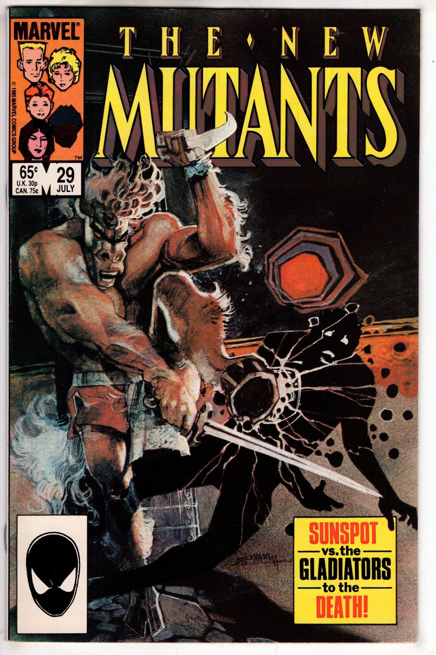 MARVEL PRH Comics The New Mutants (1983 series) #29 [Direct]