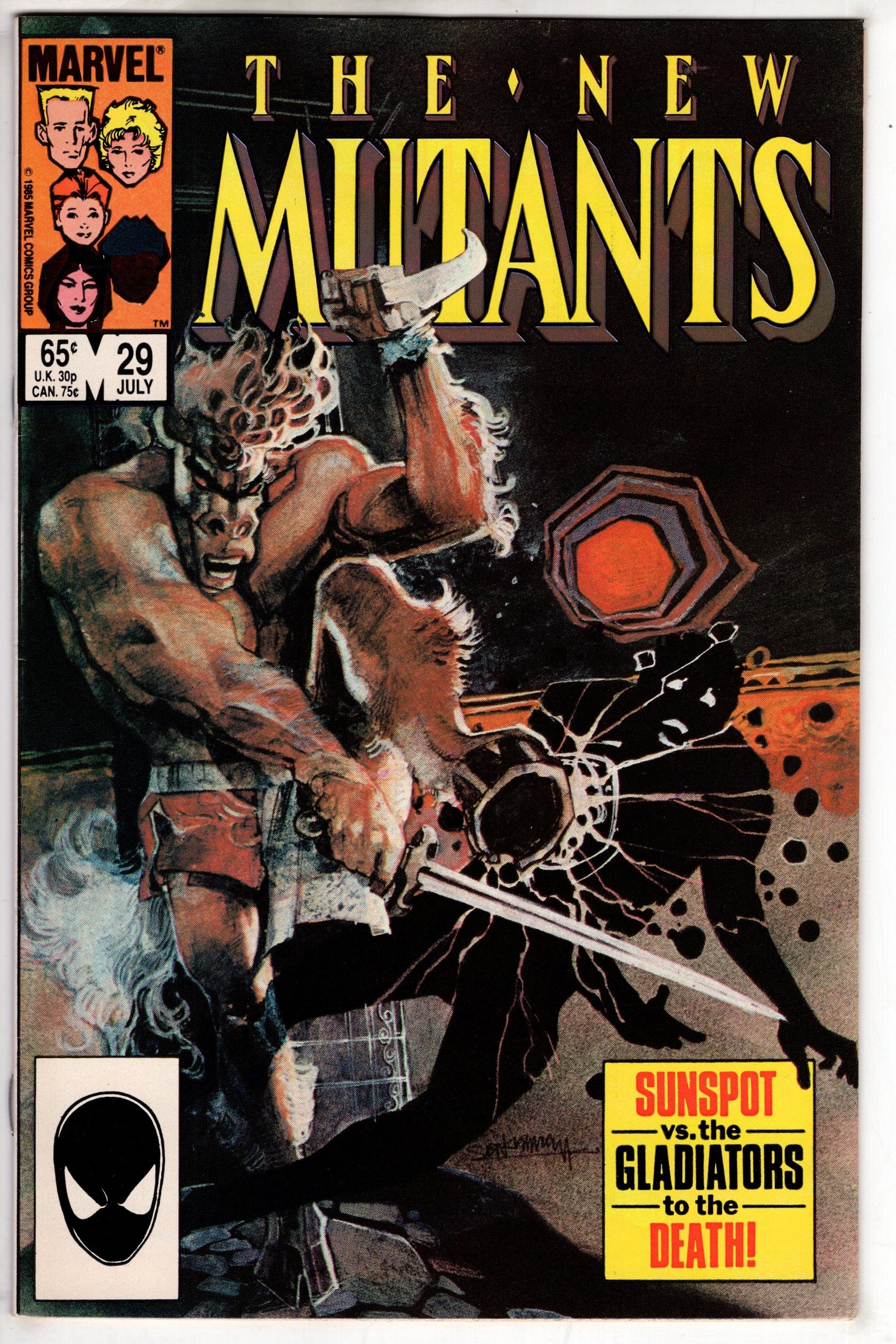 MARVEL PRH Comics The New Mutants (1983 series) #29 [Direct]