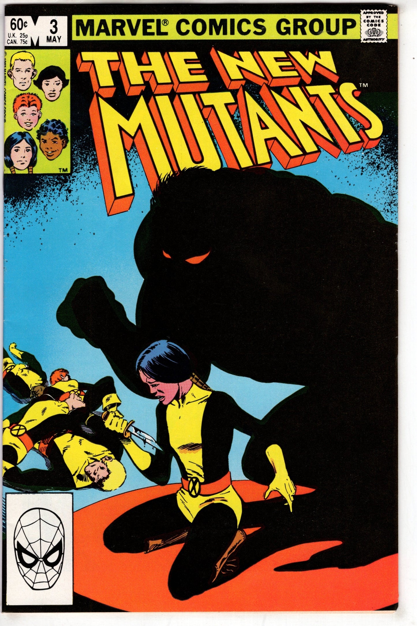 MARVEL PRH Comics The New Mutants (1983 series) #3 [Direct]
