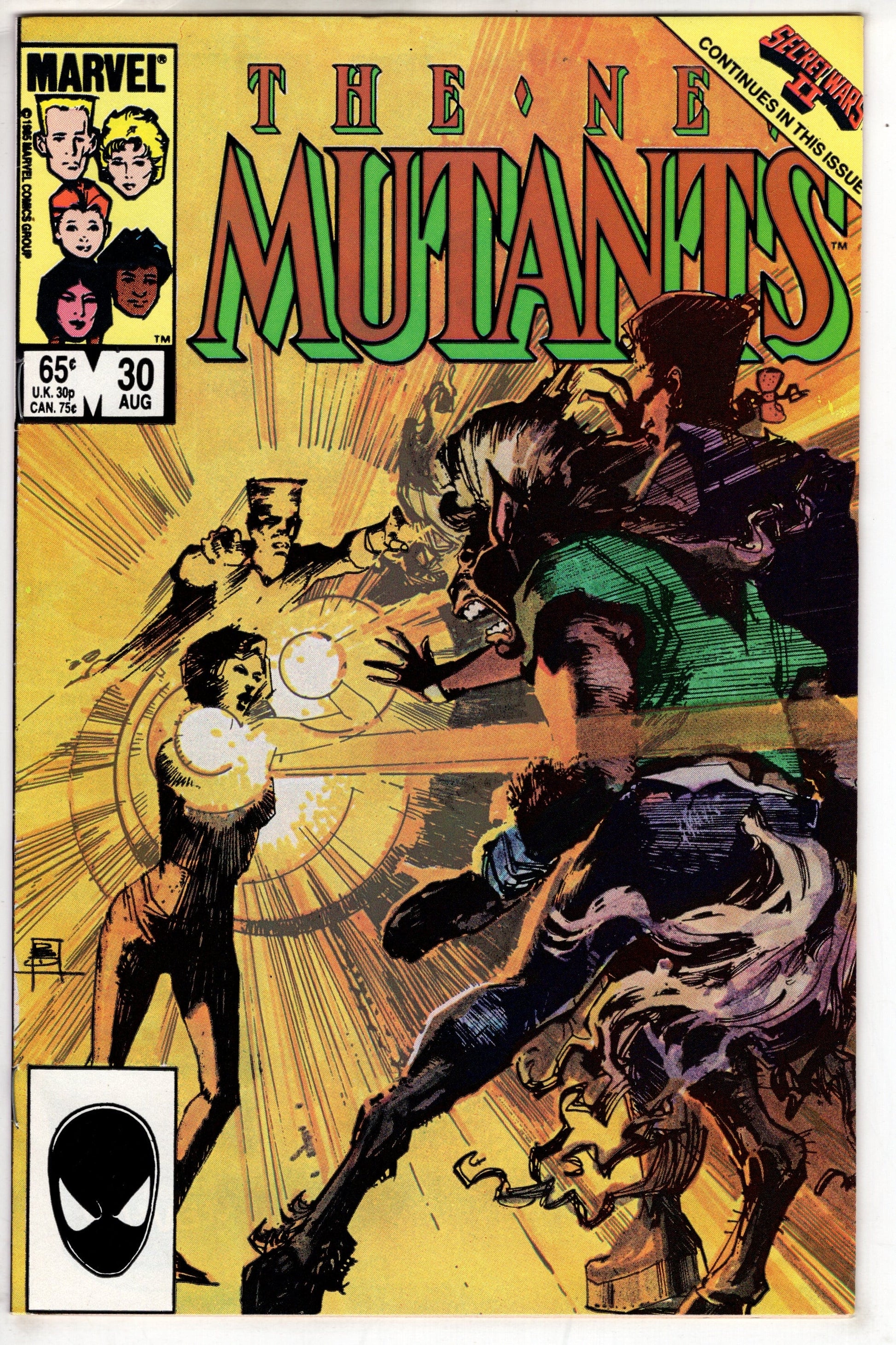 MARVEL PRH Comics The New Mutants (1983 series) #30 [Direct]
