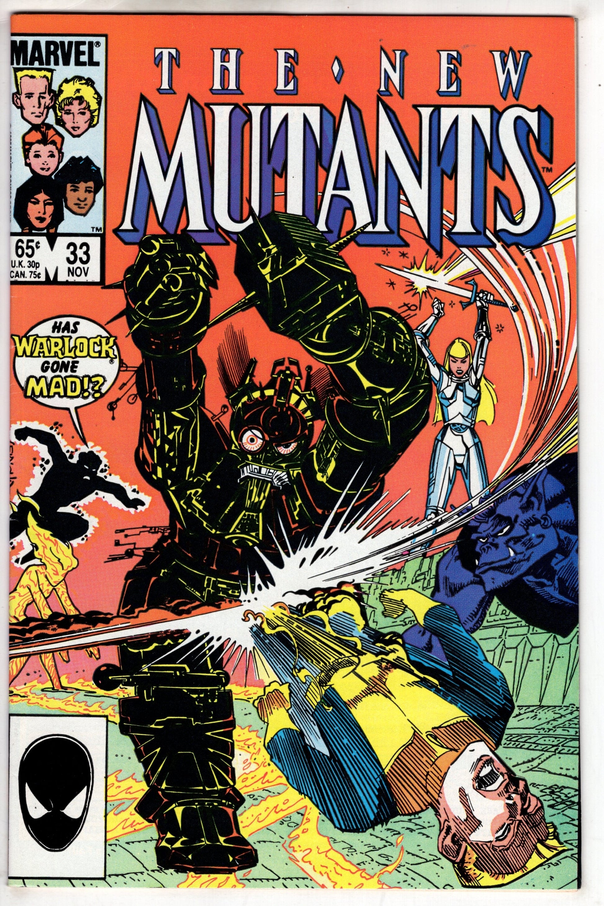 MARVEL PRH Comics The New Mutants (1983 series) #33 [Direct]