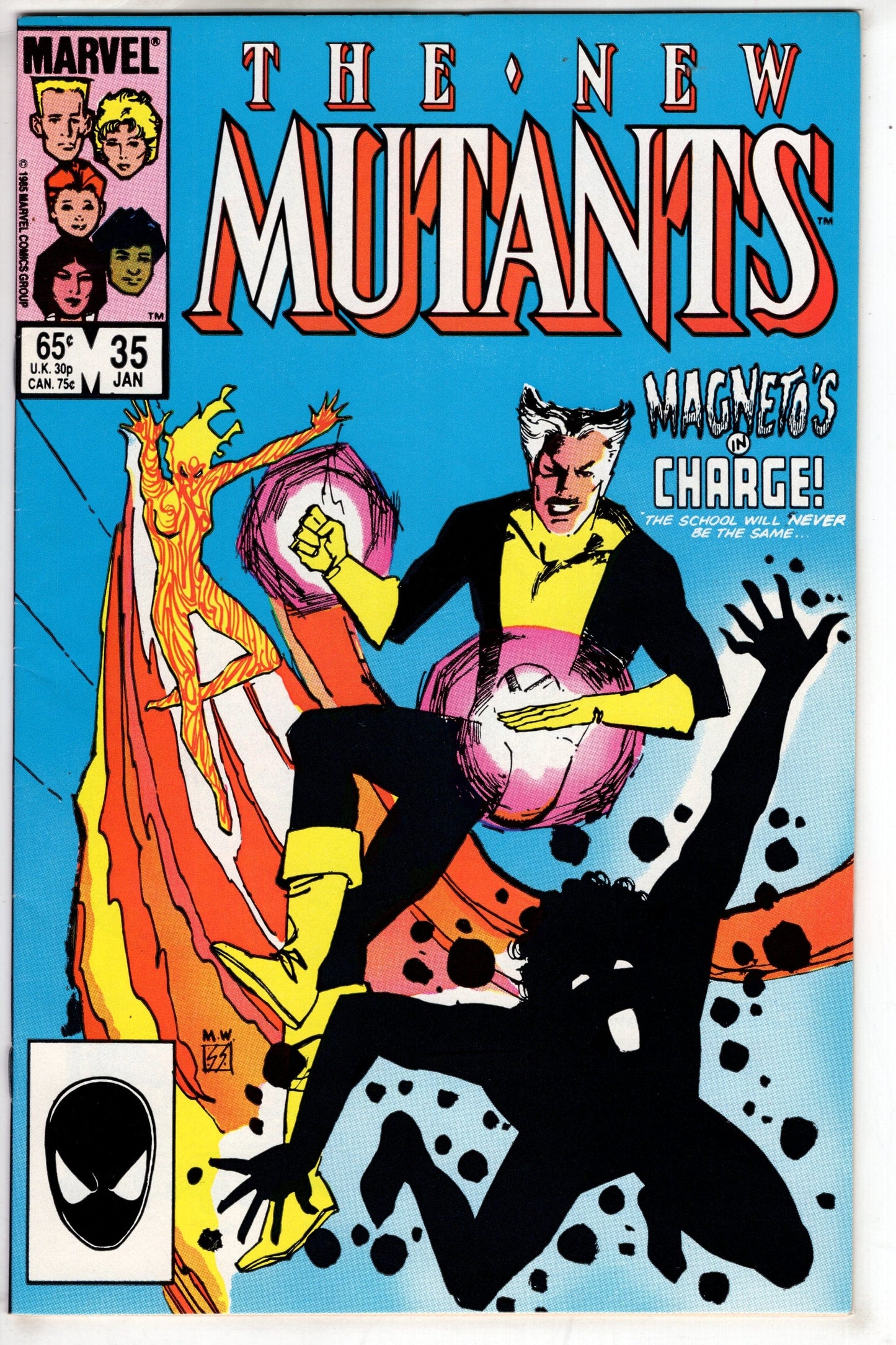 MARVEL PRH Comics The New Mutants (1983 series) #35 [Direct]