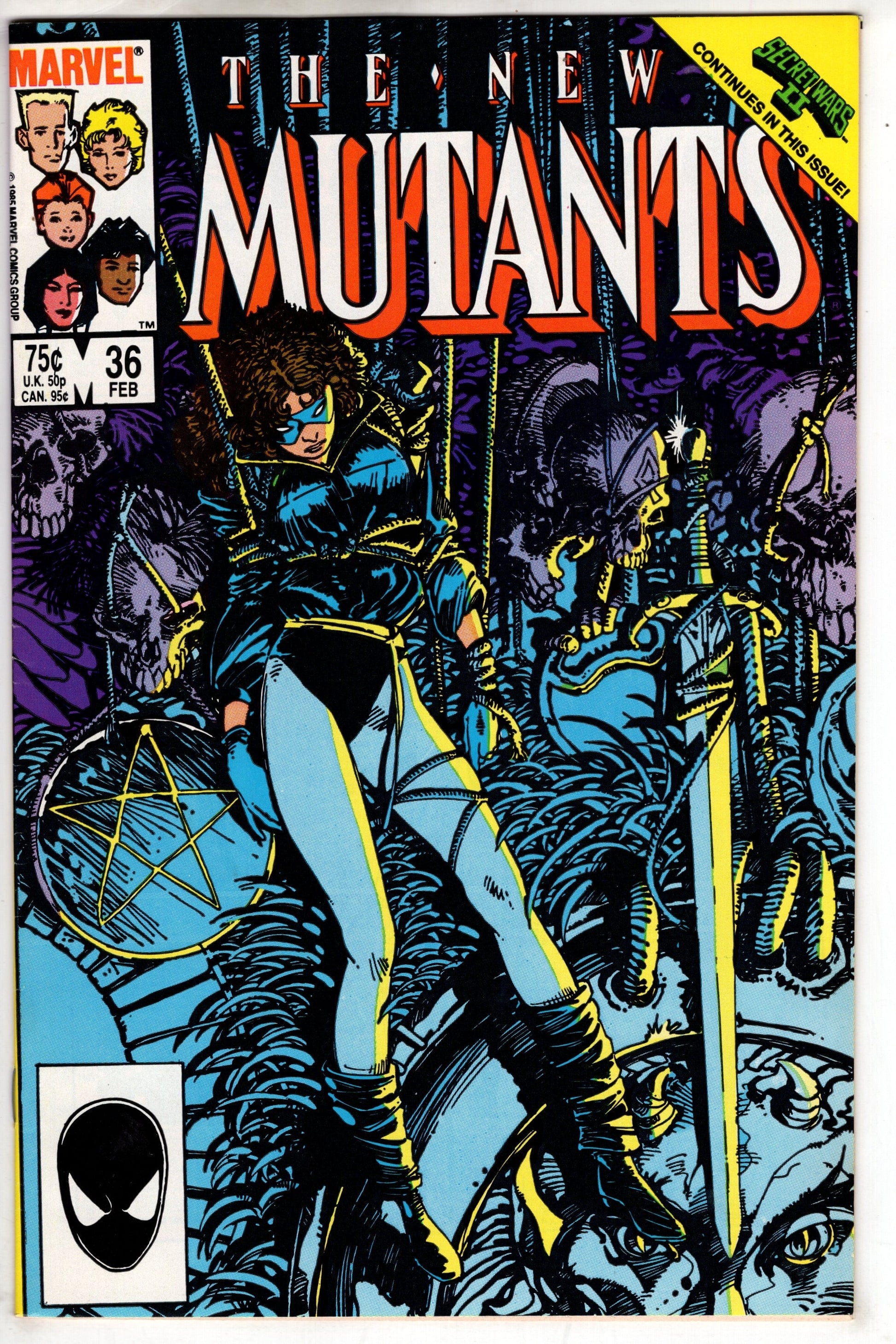 MARVEL PRH Comics The New Mutants (1983 series) #36 [Direct]