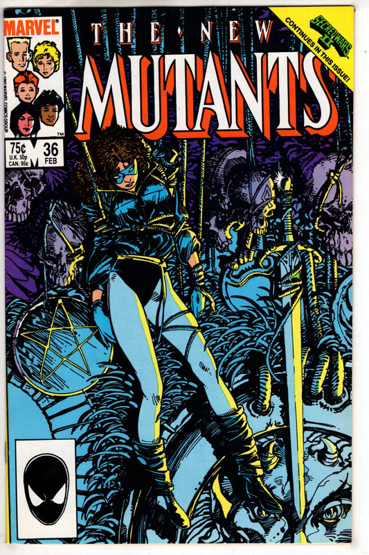 MARVEL PRH Comics The New Mutants (1983 series) #36 [Direct]