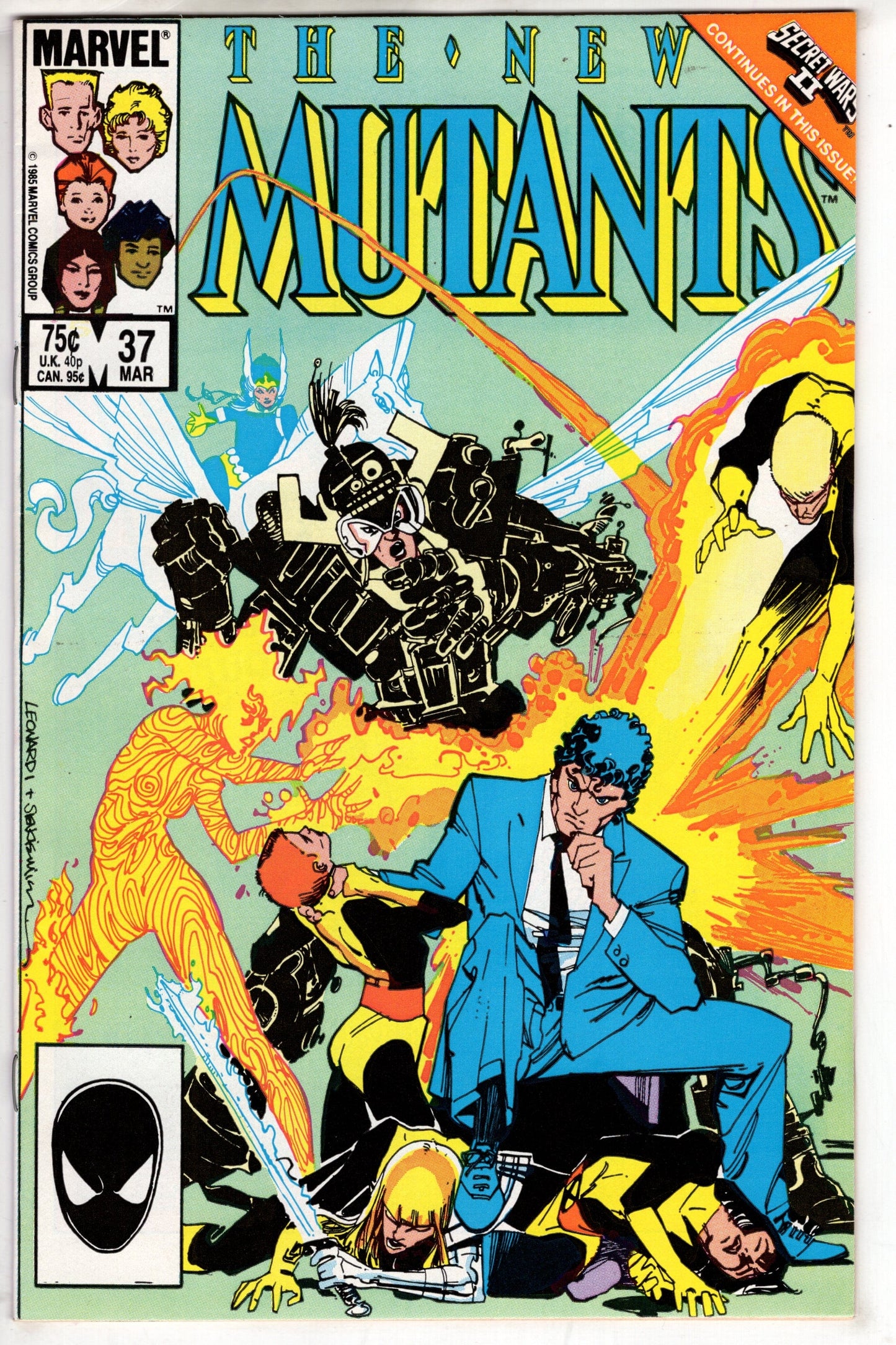 MARVEL PRH Comics The New Mutants (1983 series) #37 [Direct]