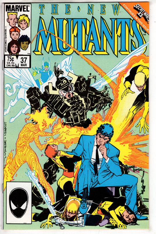 MARVEL PRH Comics The New Mutants (1983 series) #37 [Direct]