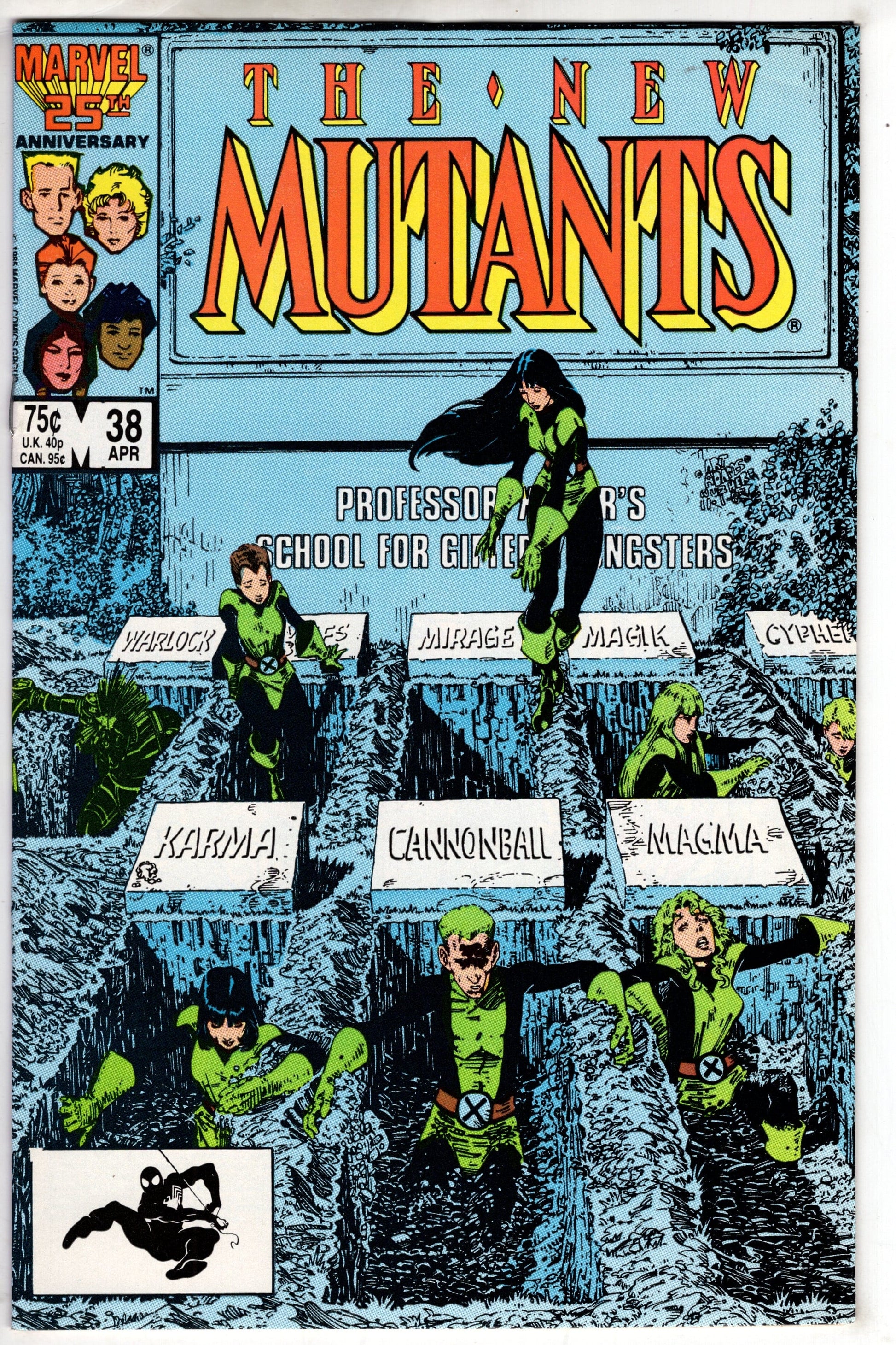 MARVEL PRH Comics The New Mutants (1983 series) #38 [Direct]