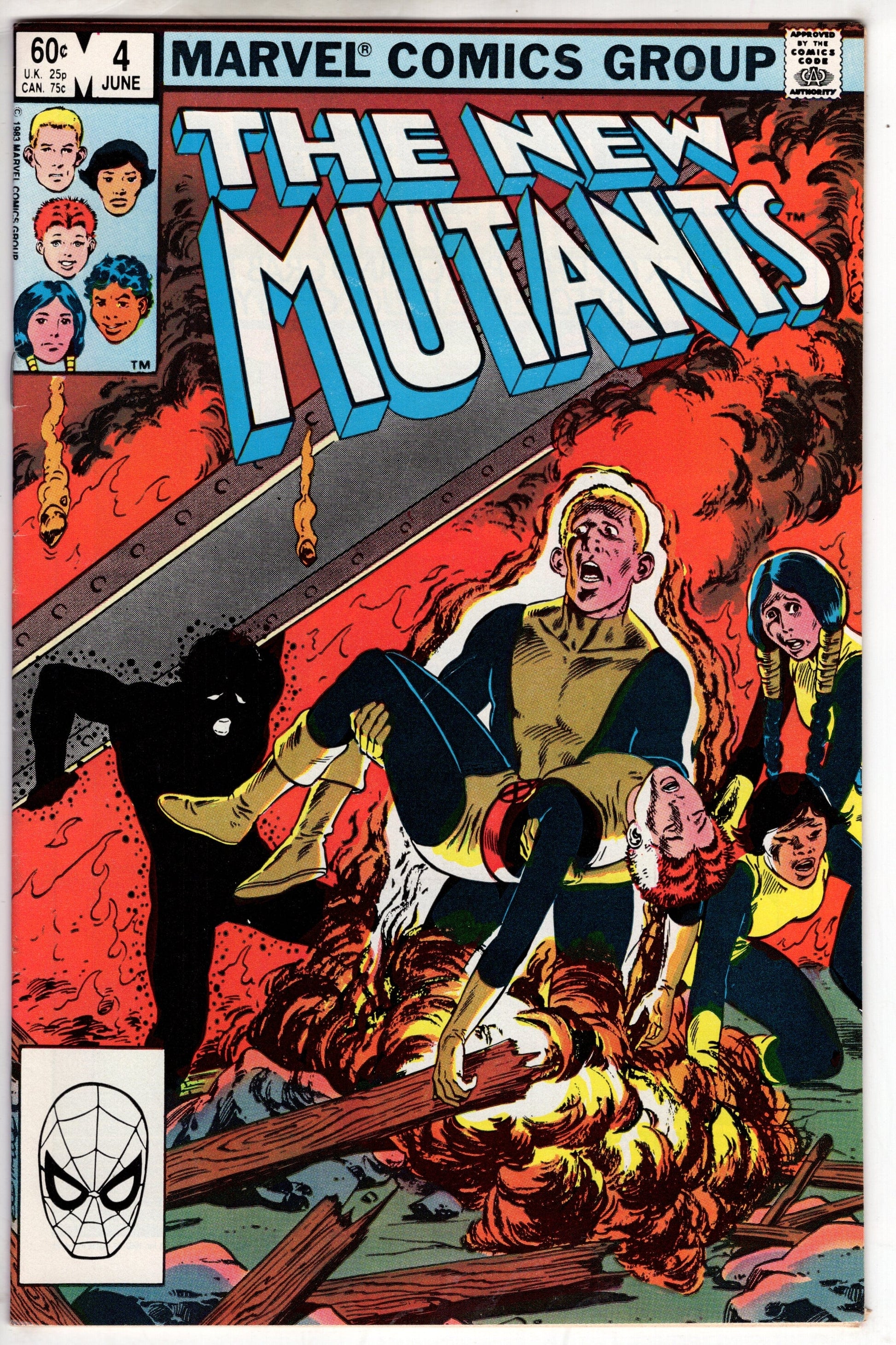 MARVEL PRH Comics The New Mutants (1983 series) #4 [Direct]
