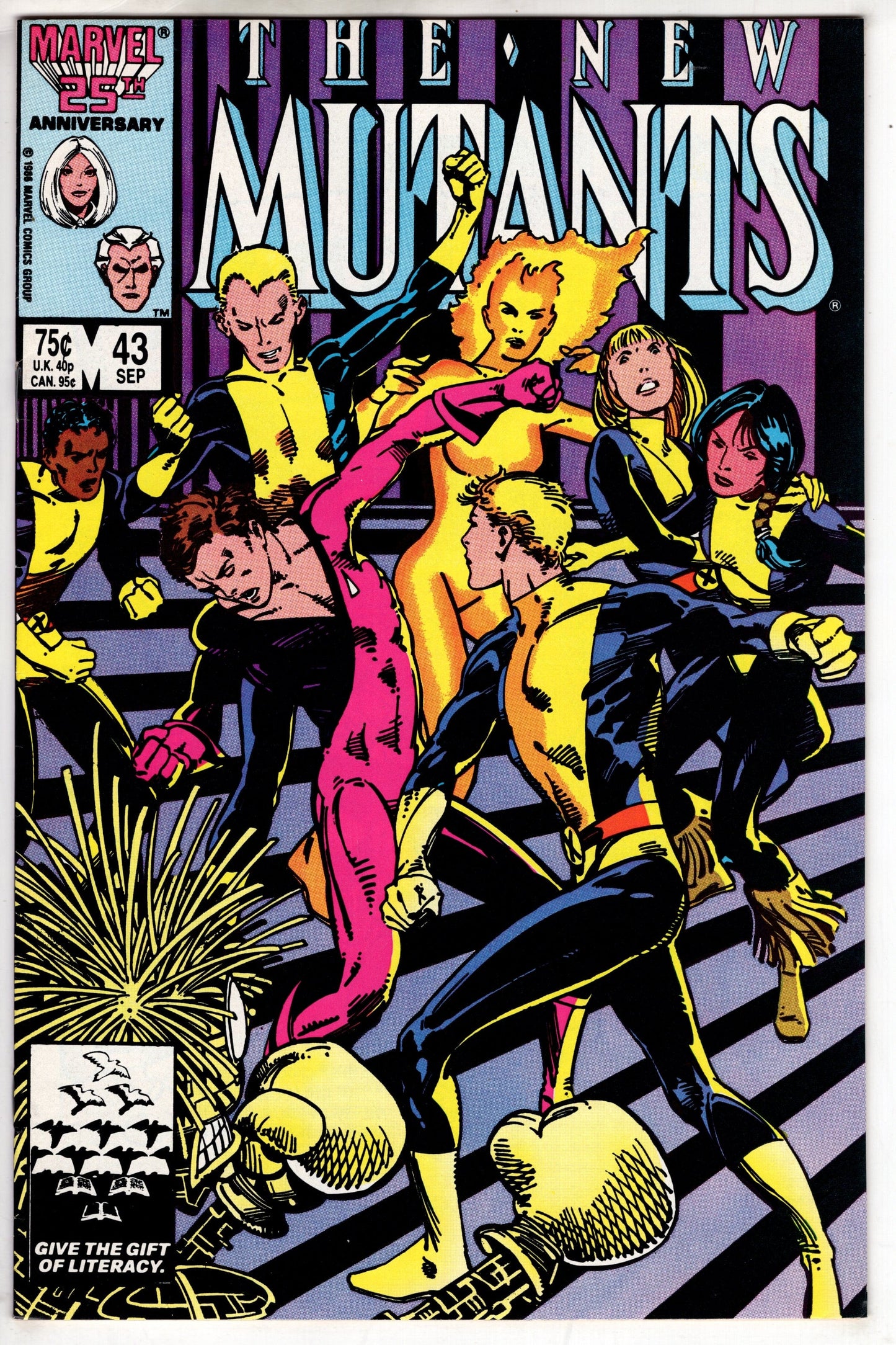 MARVEL PRH Comics The New Mutants (1983 series) #43 [Direct]