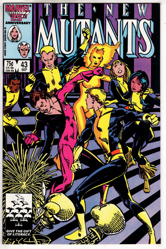 MARVEL PRH Comics The New Mutants (1983 series) #43 [Direct]