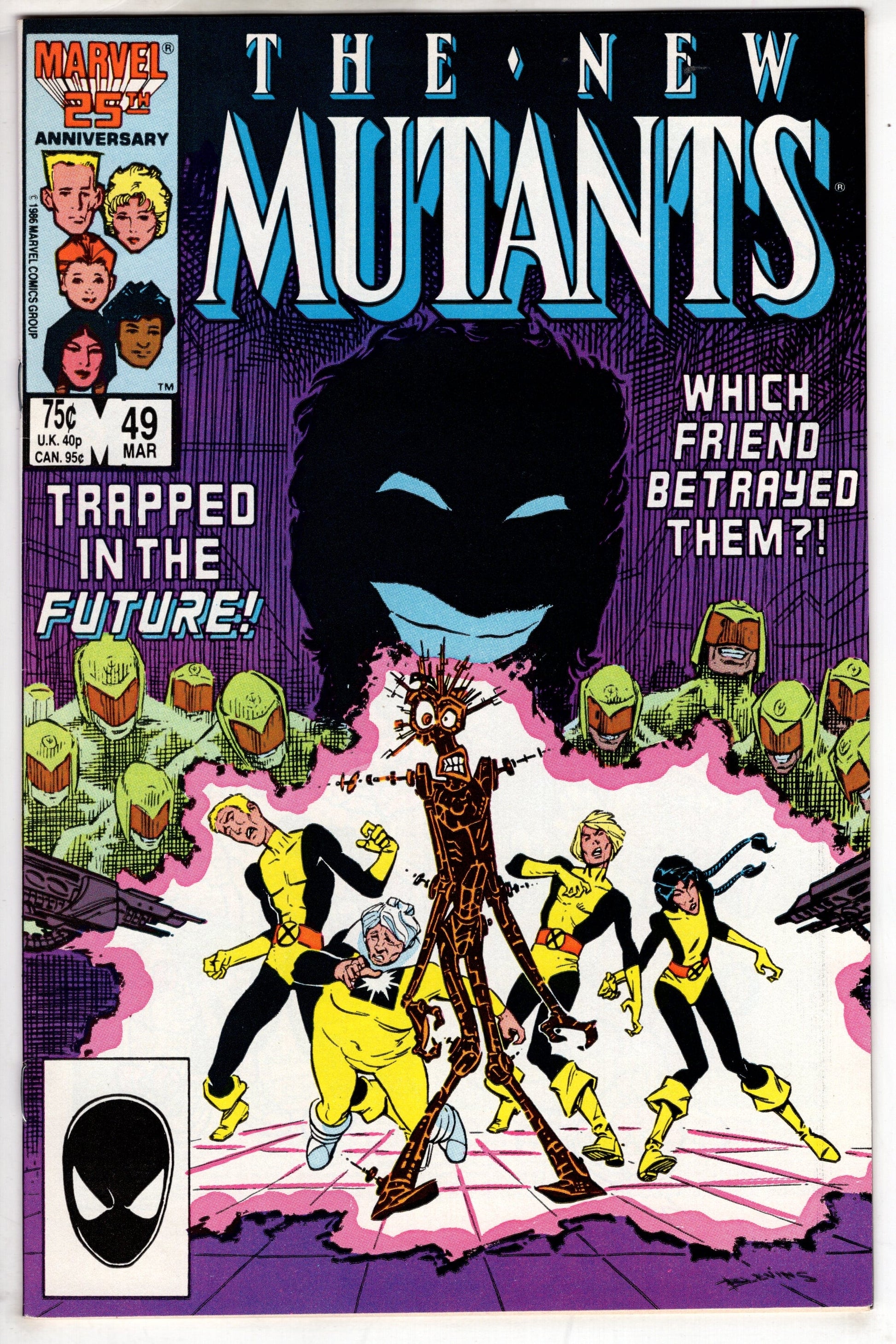 MARVEL PRH Comics The New Mutants (1983 series) #49