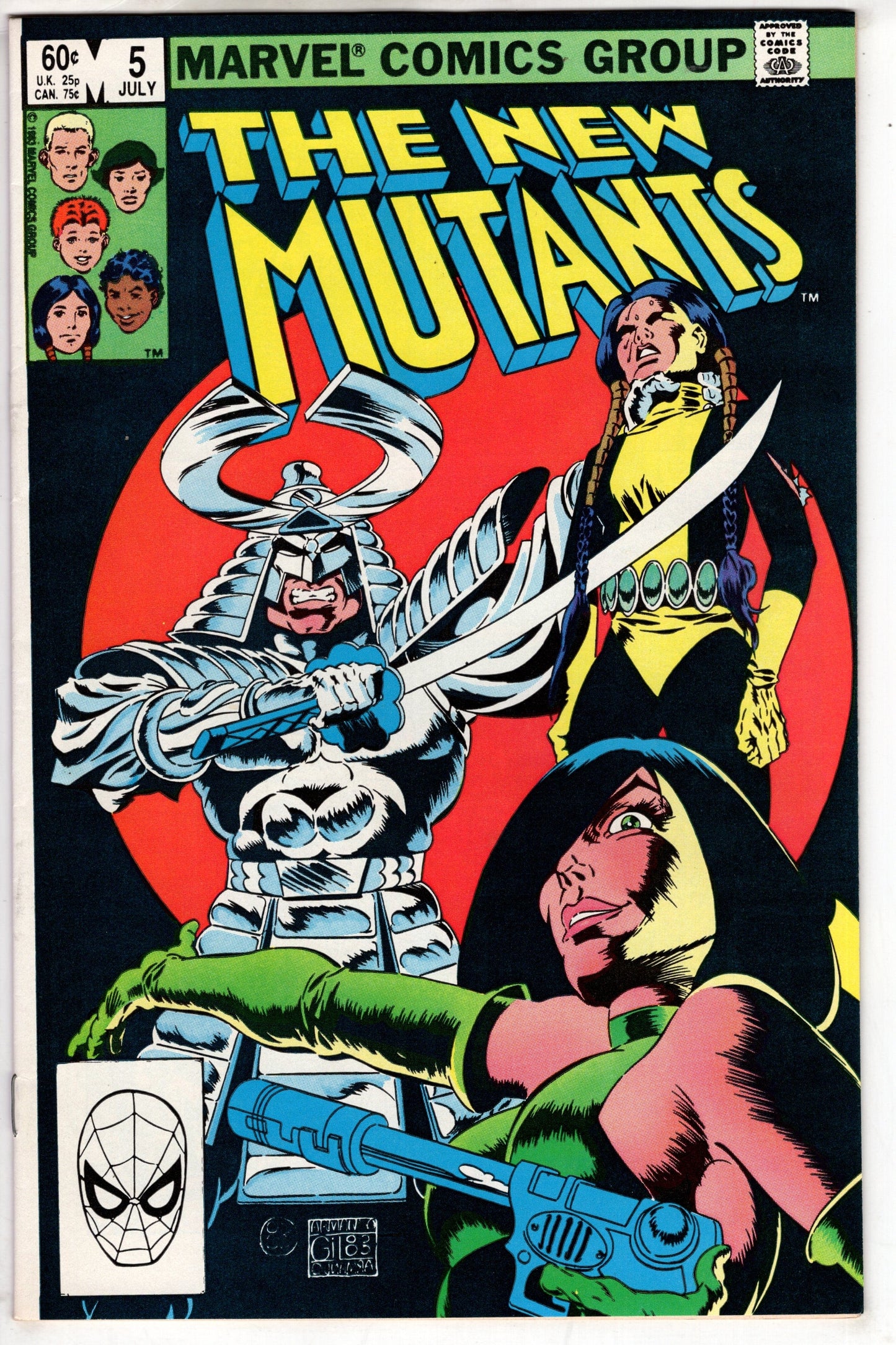 MARVEL PRH Comics The New Mutants (1983 series) #5 [Direct]