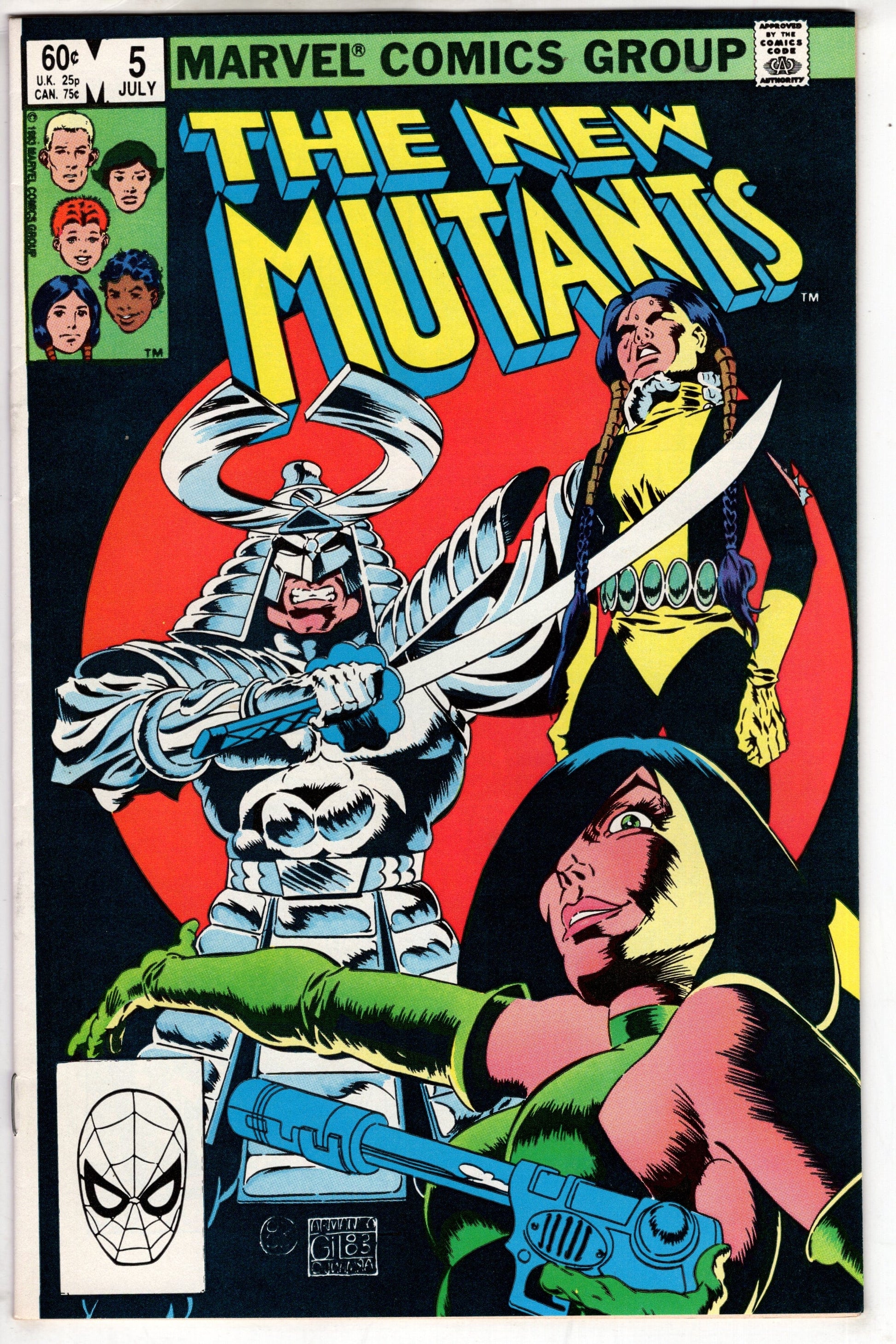 MARVEL PRH Comics The New Mutants (1983 series) #5 [Direct]
