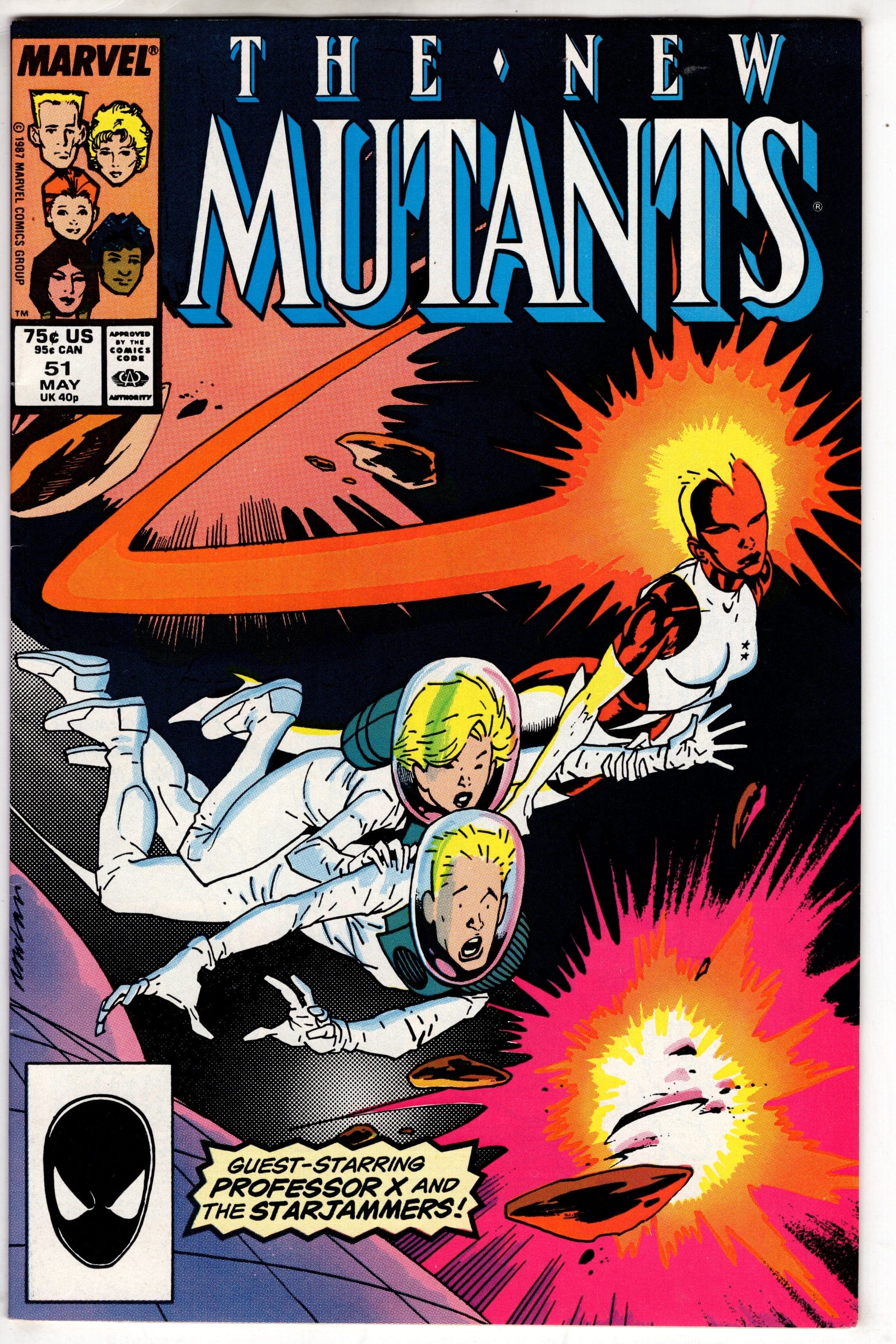 MARVEL PRH Comics The New Mutants (1983 series) #51 [Direct]