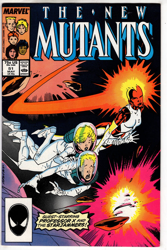 MARVEL PRH Comics The New Mutants (1983 series) #51 [Direct]