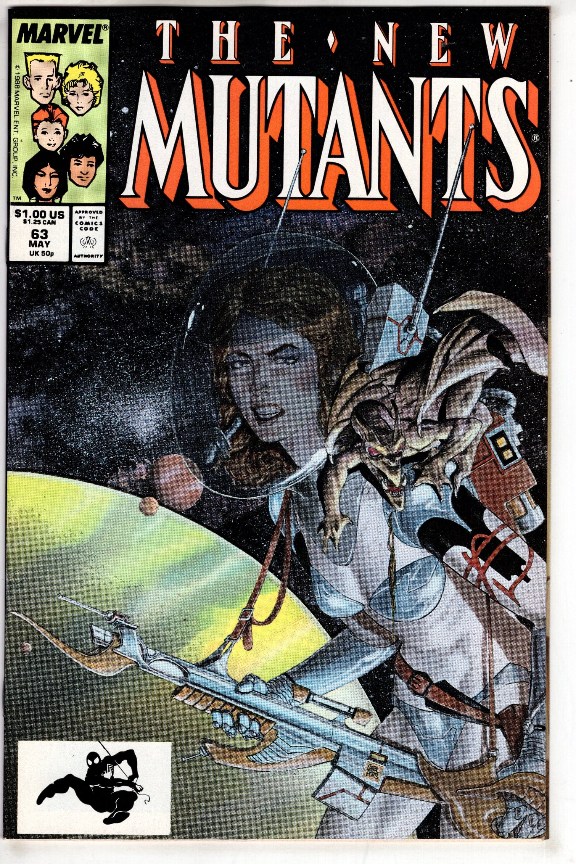 MARVEL PRH Comics The New Mutants (1983 series) #63 [Direct]
