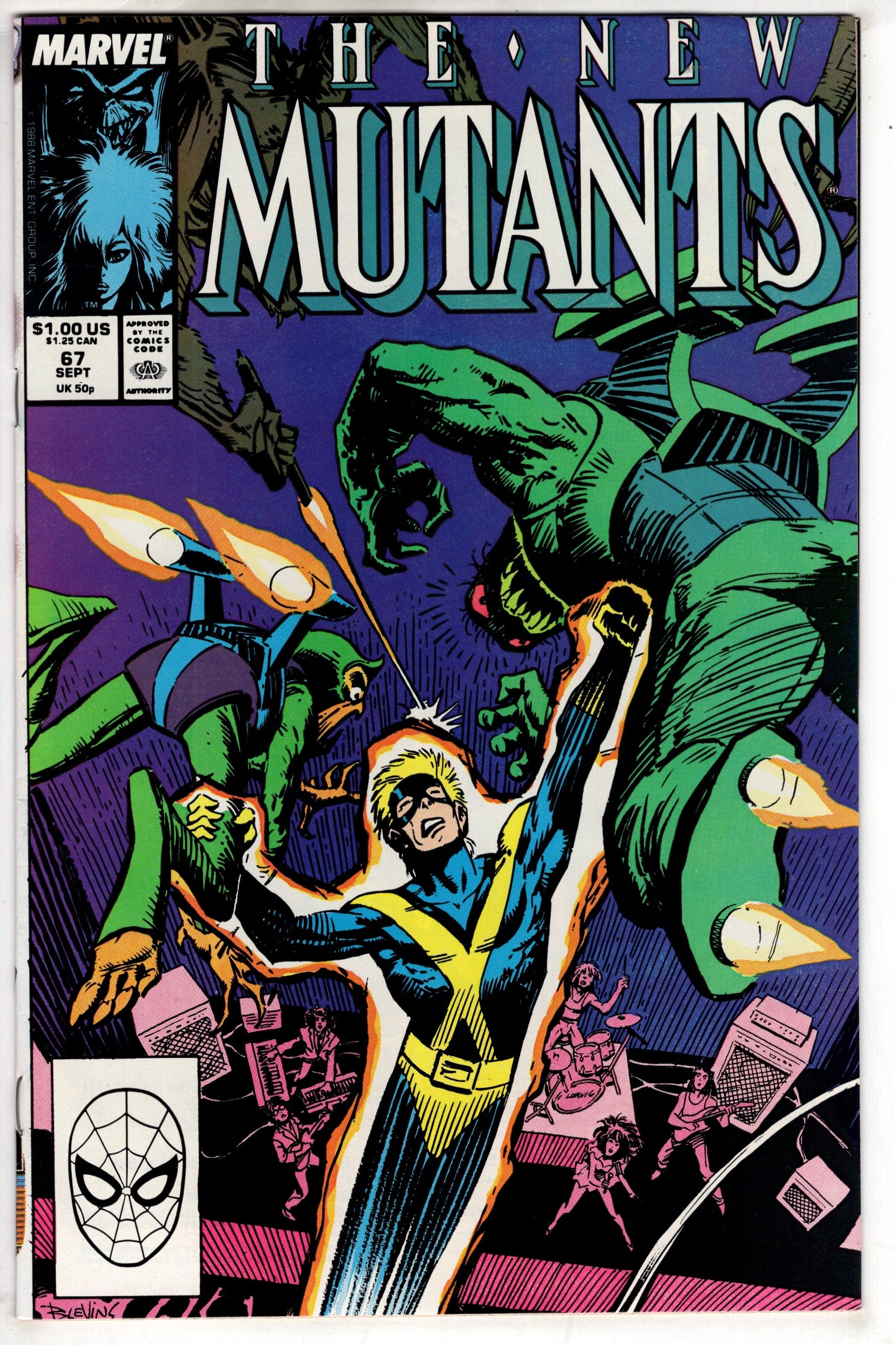 MARVEL PRH Comics The New Mutants (1983 series) #67 [Direct]